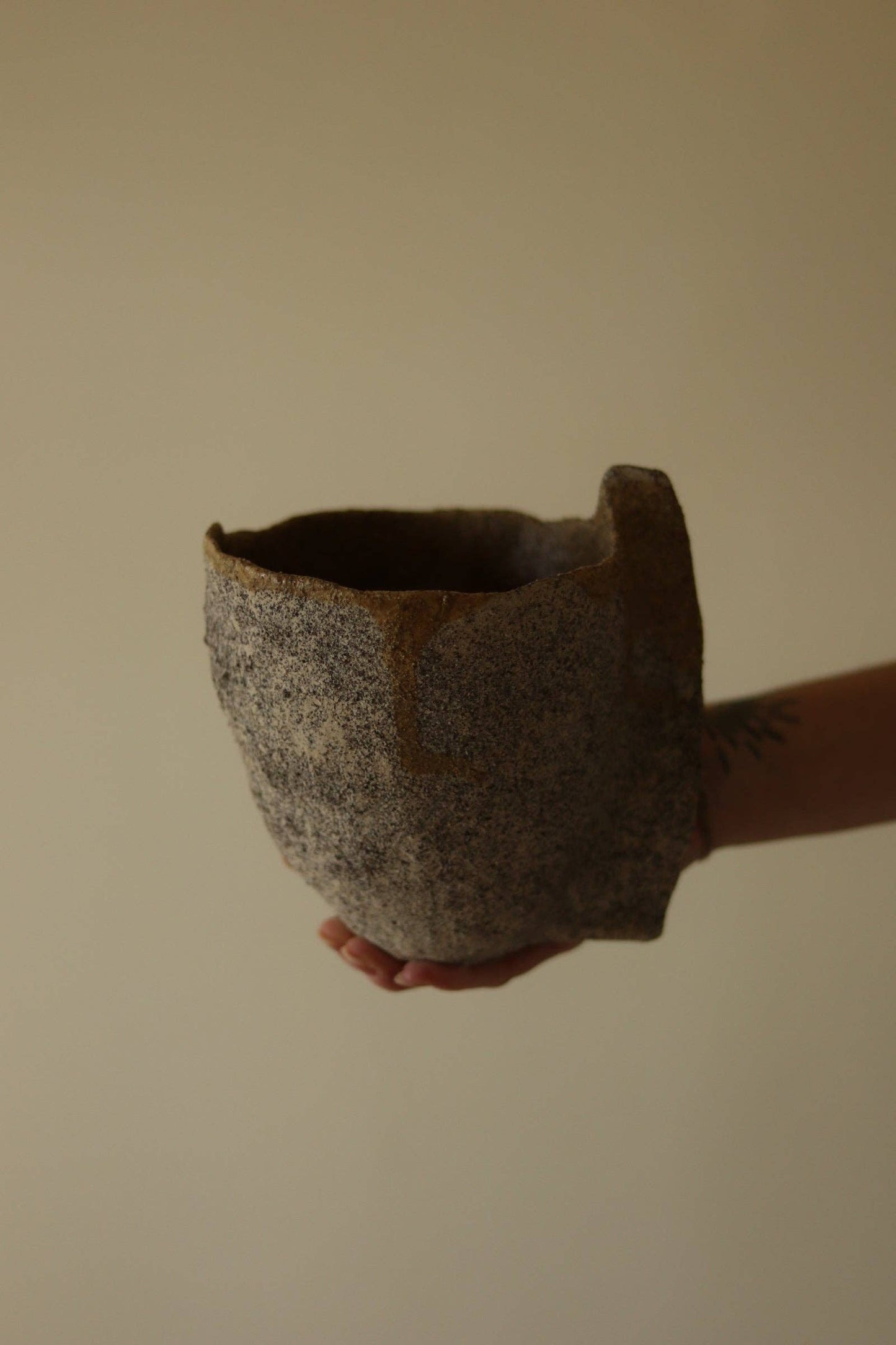 Gathered Earth Ash Glazed Vessel no.12