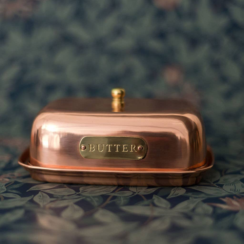 Copper Butter Dish