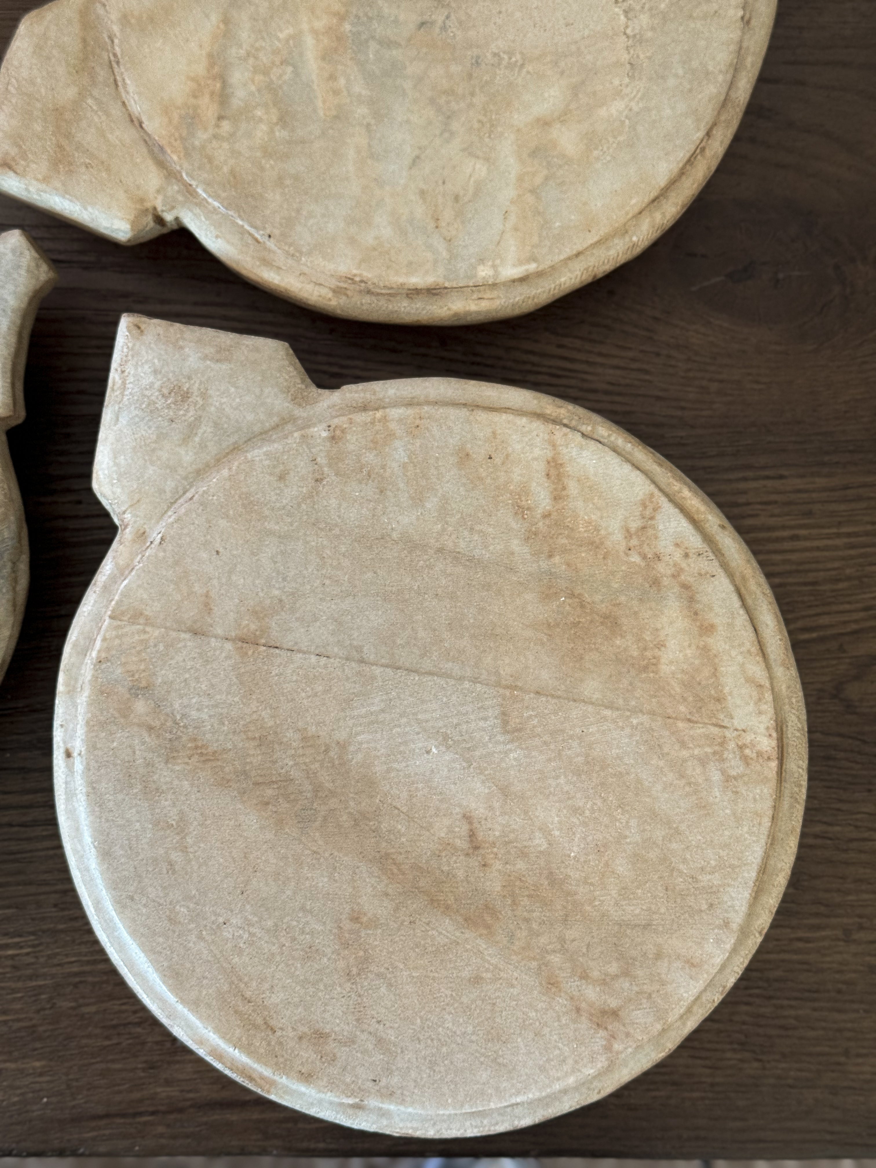 Vintage Marble Chapati Boards