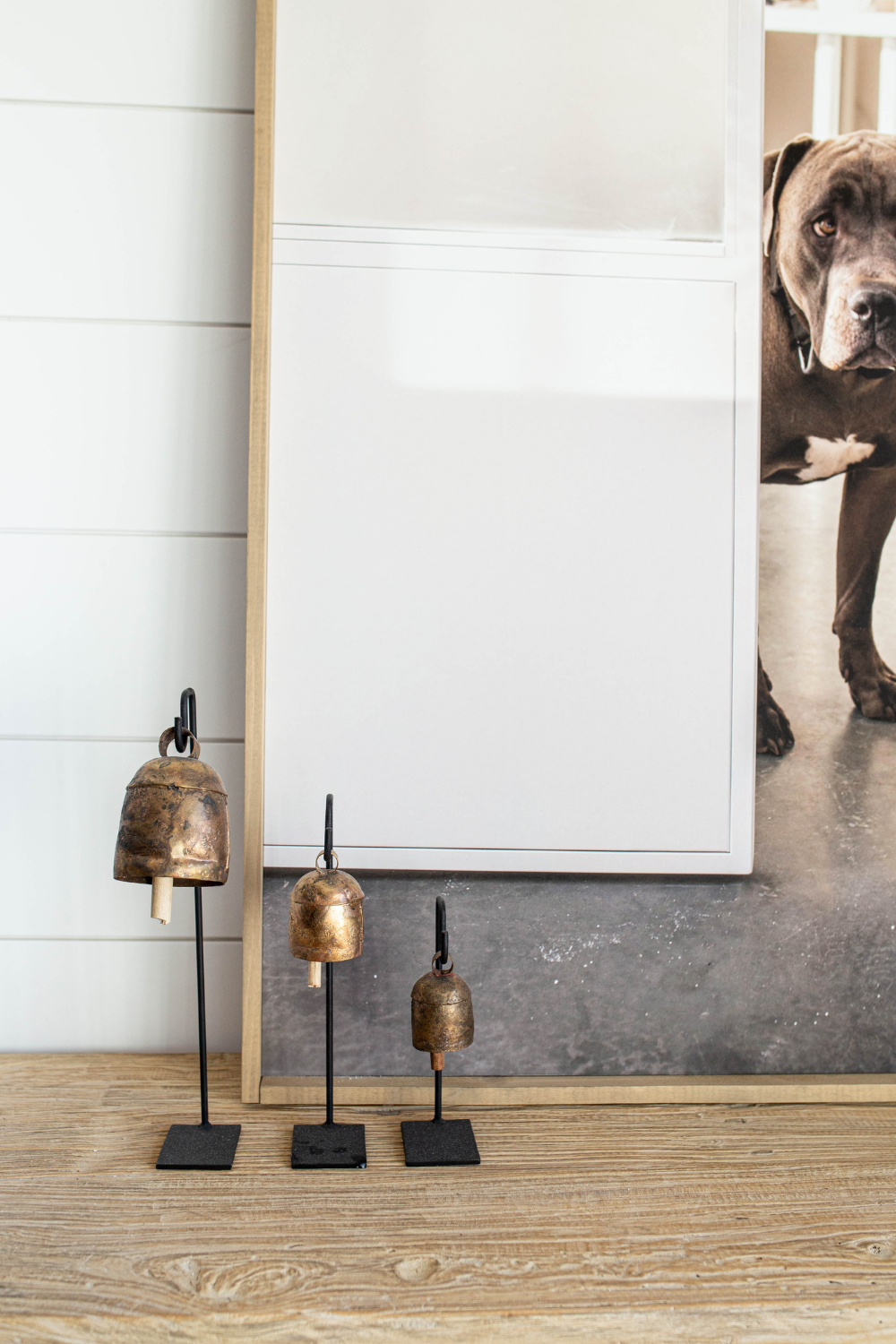 Vintage Inspired Iron Bell Stands