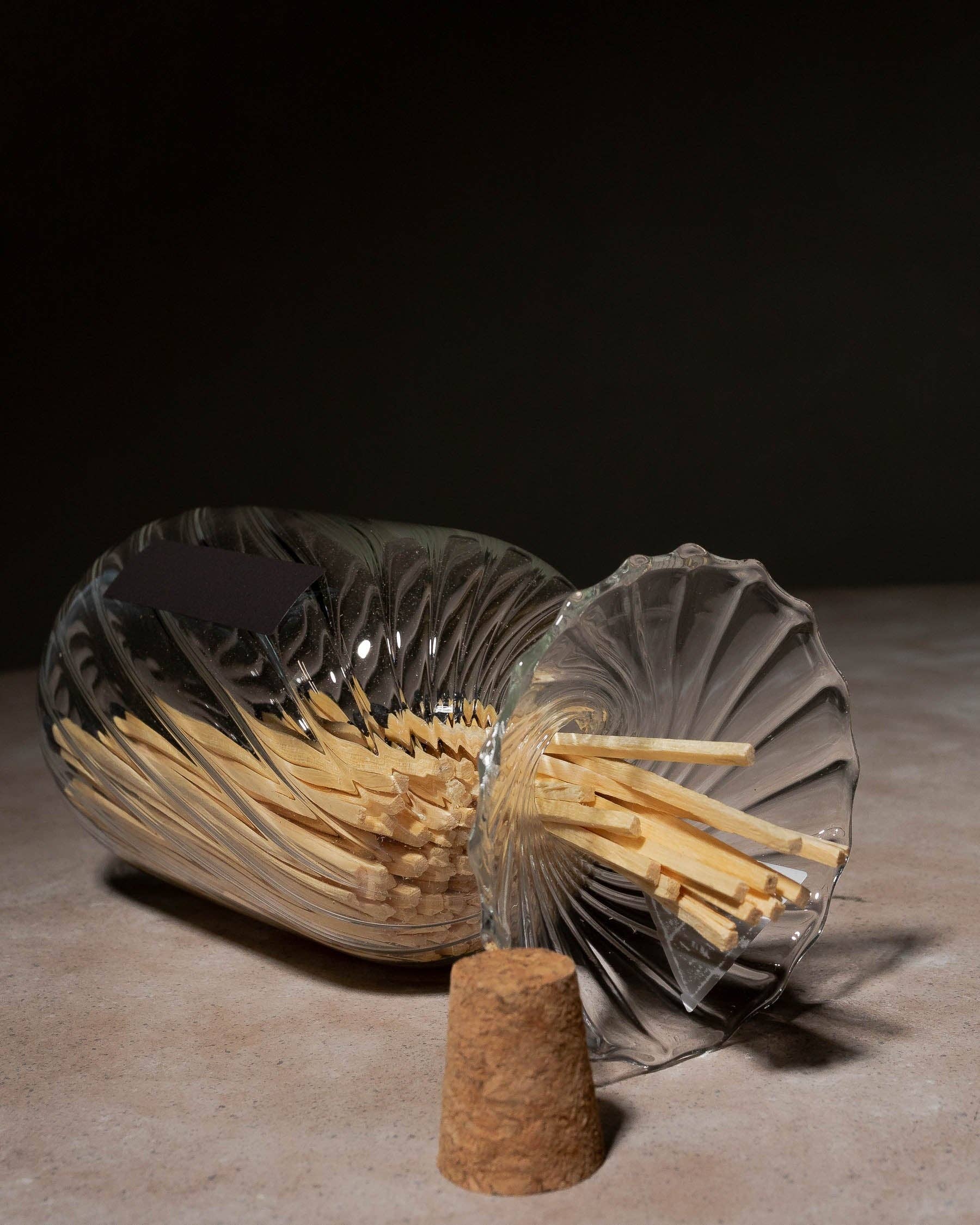 Voltaire Hand-Blown Glass Match Cloche