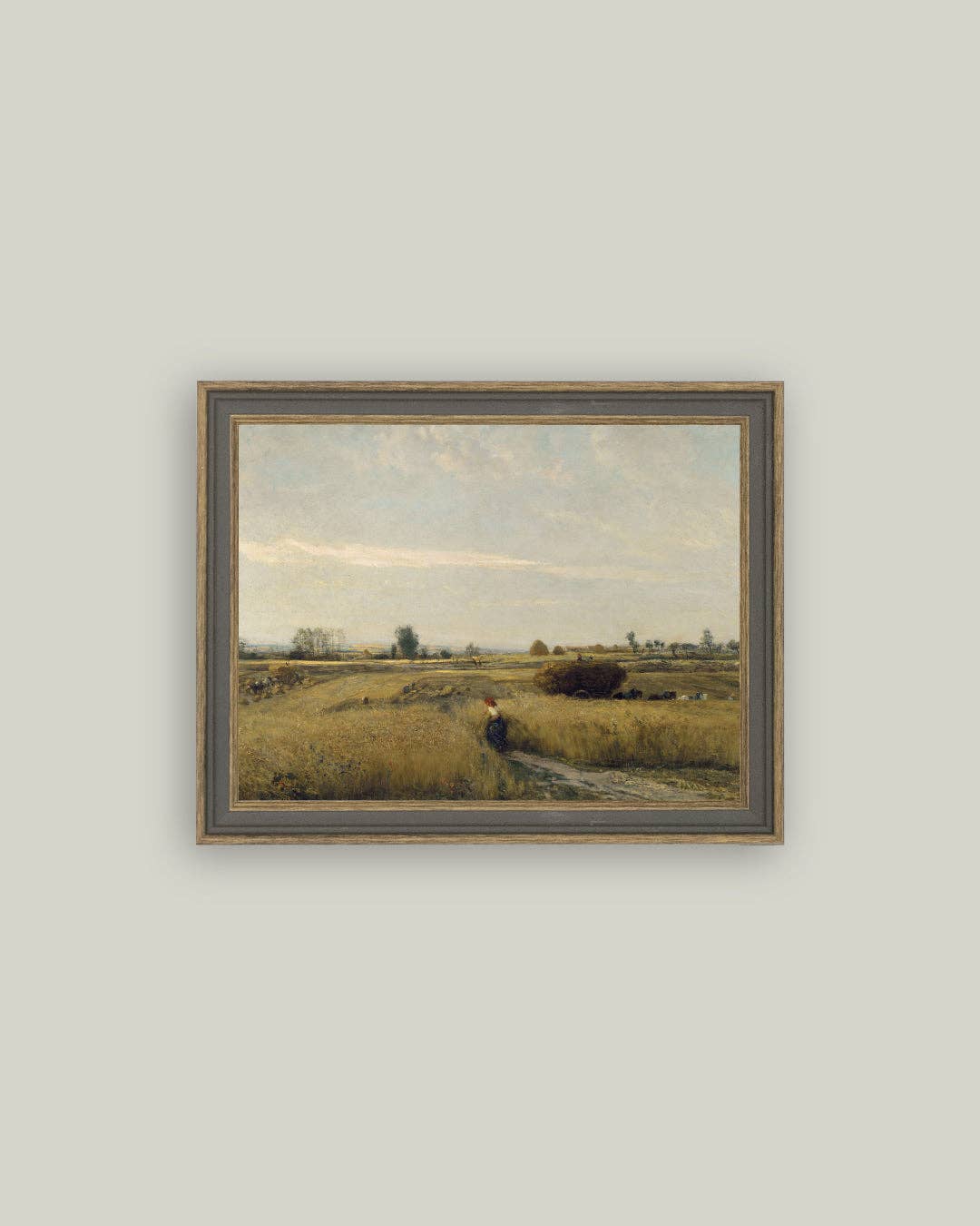 Harvest Landscape Framed Art