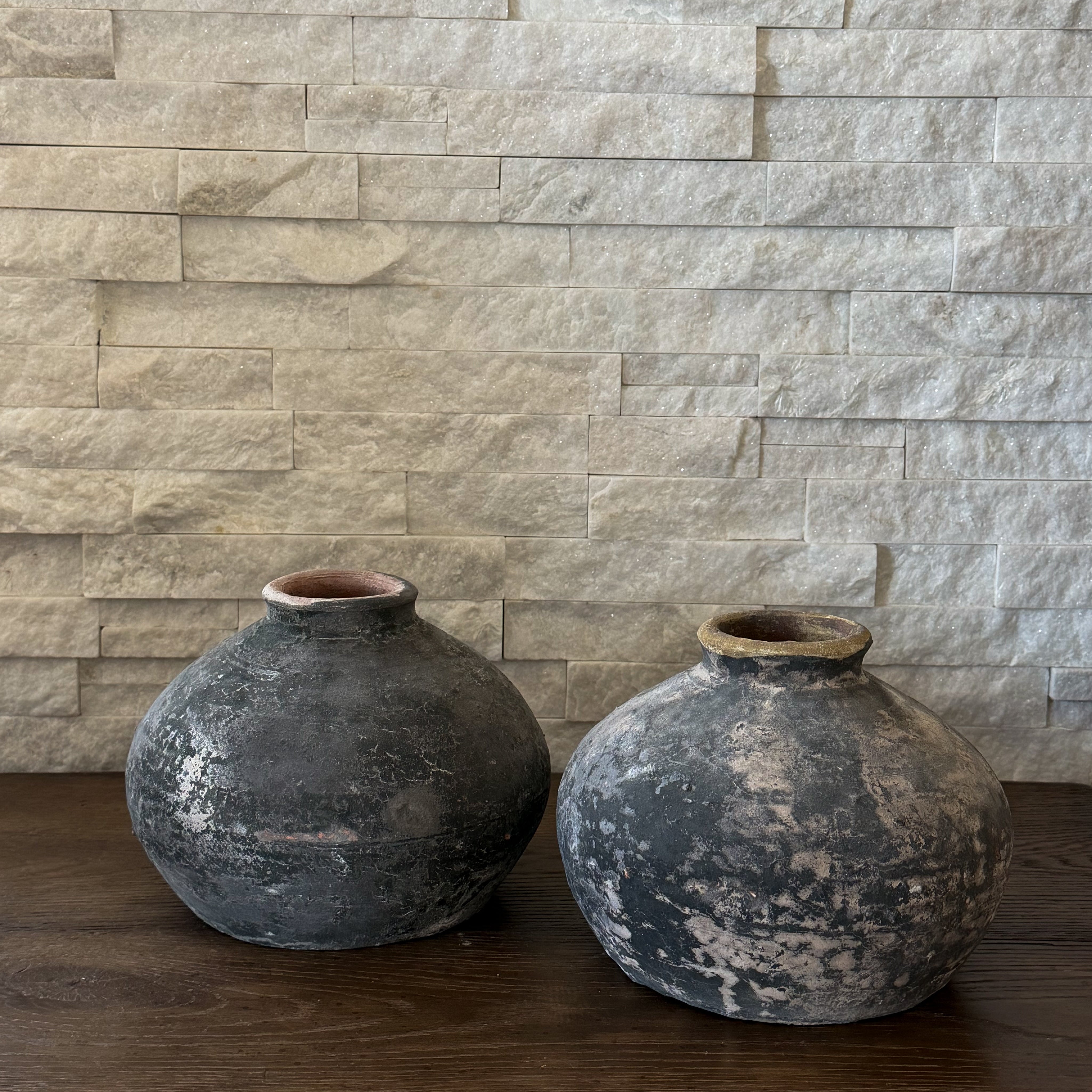 Vintage Black Vessel