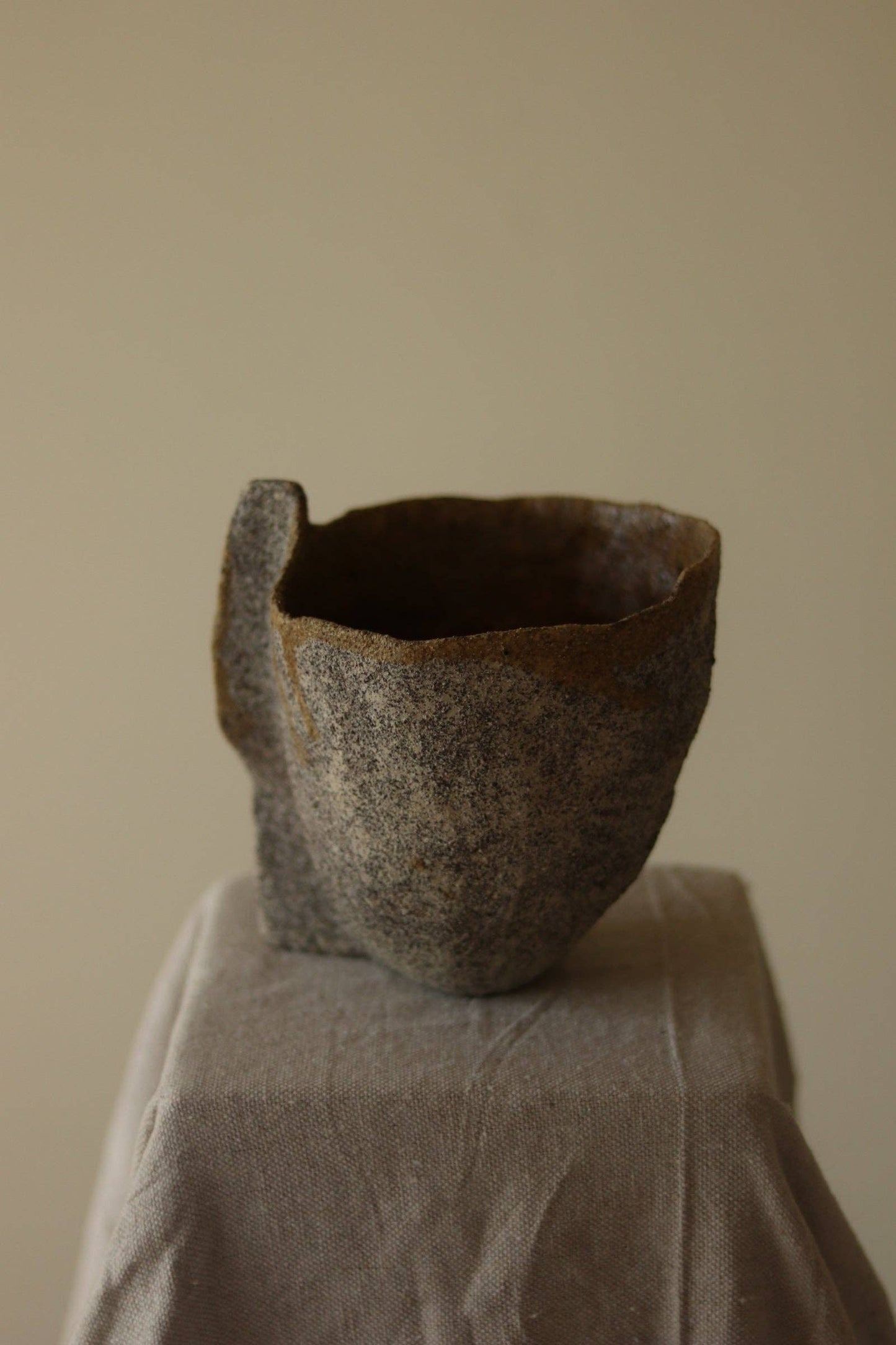 Gathered Earth Ash Glazed Vessel no.12