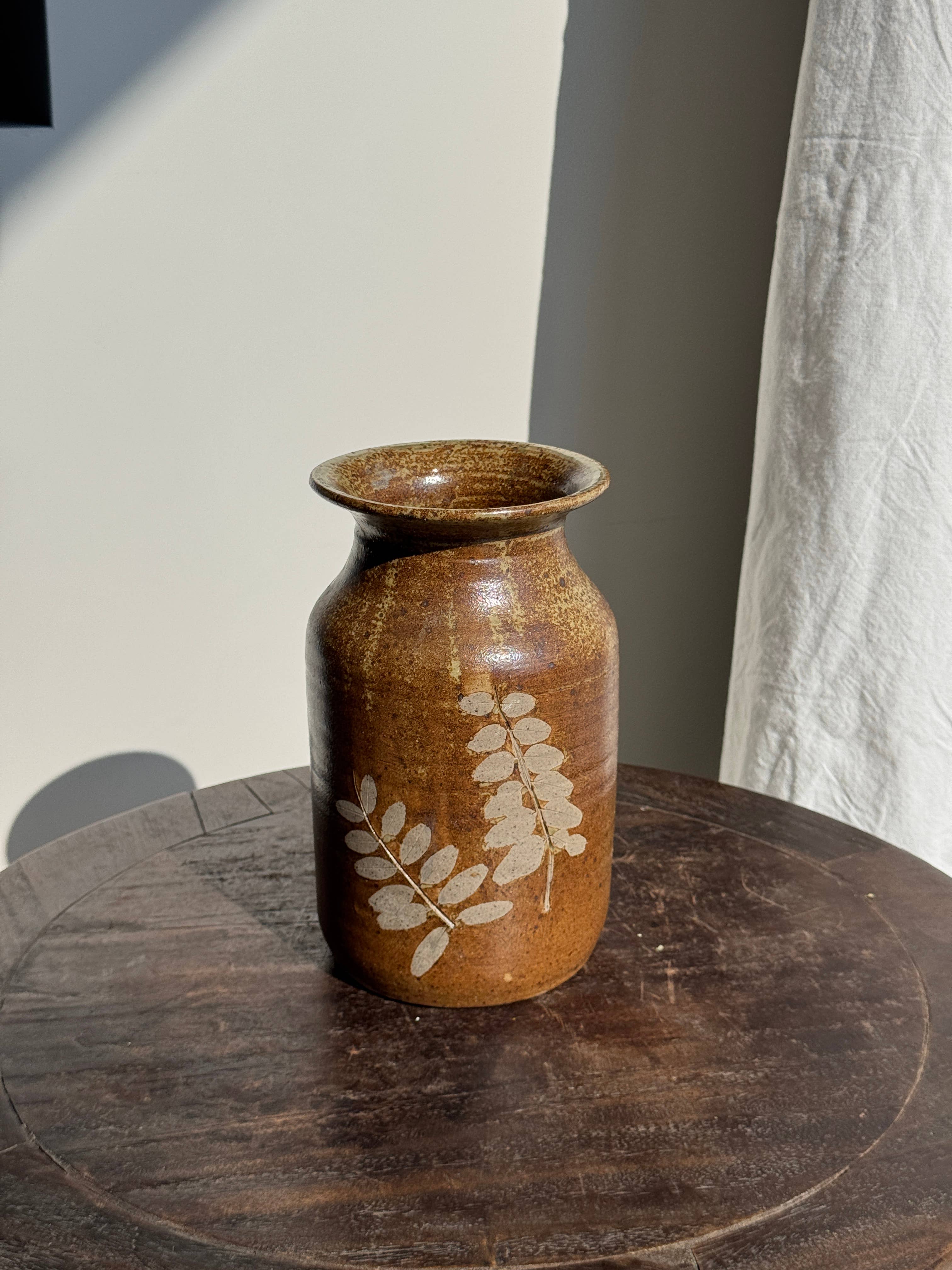 Found French Floral Vase