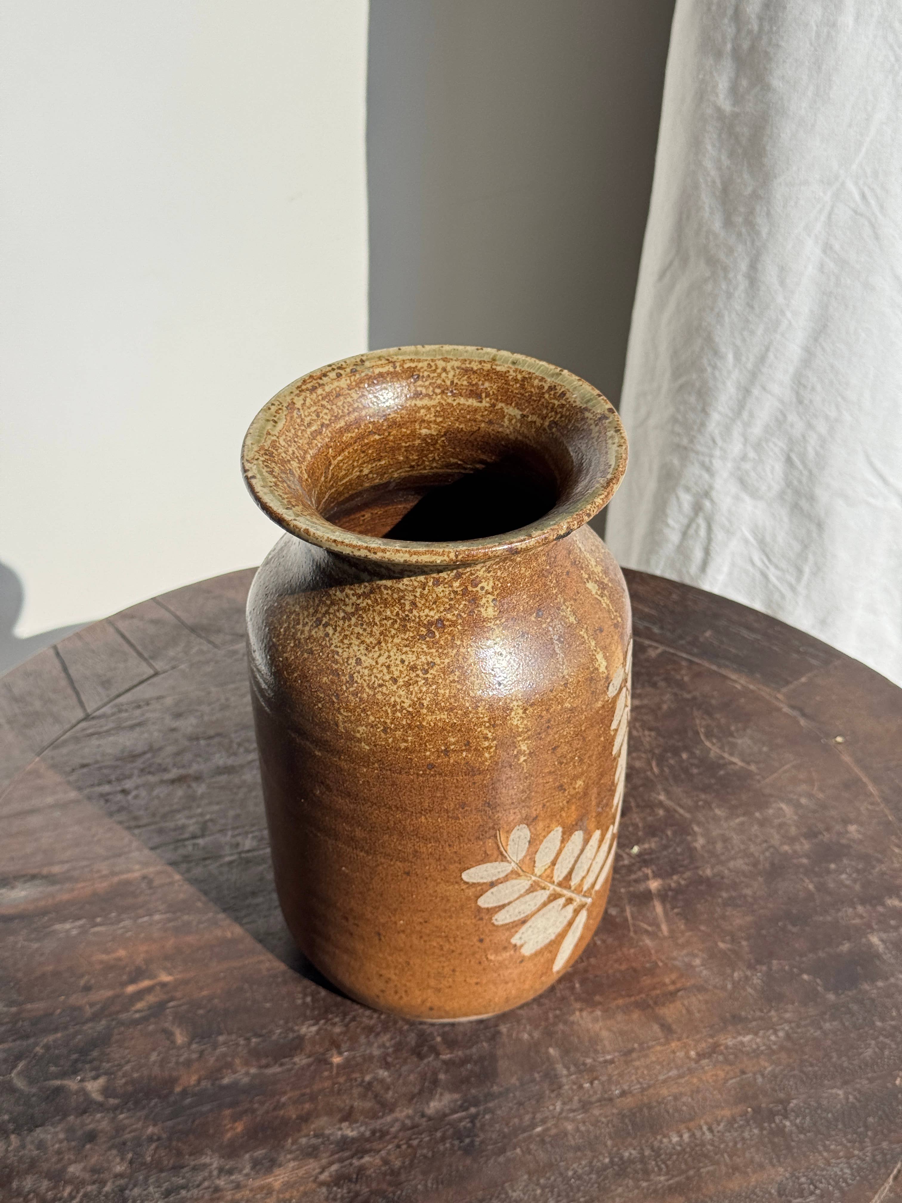 Found French Floral Vase