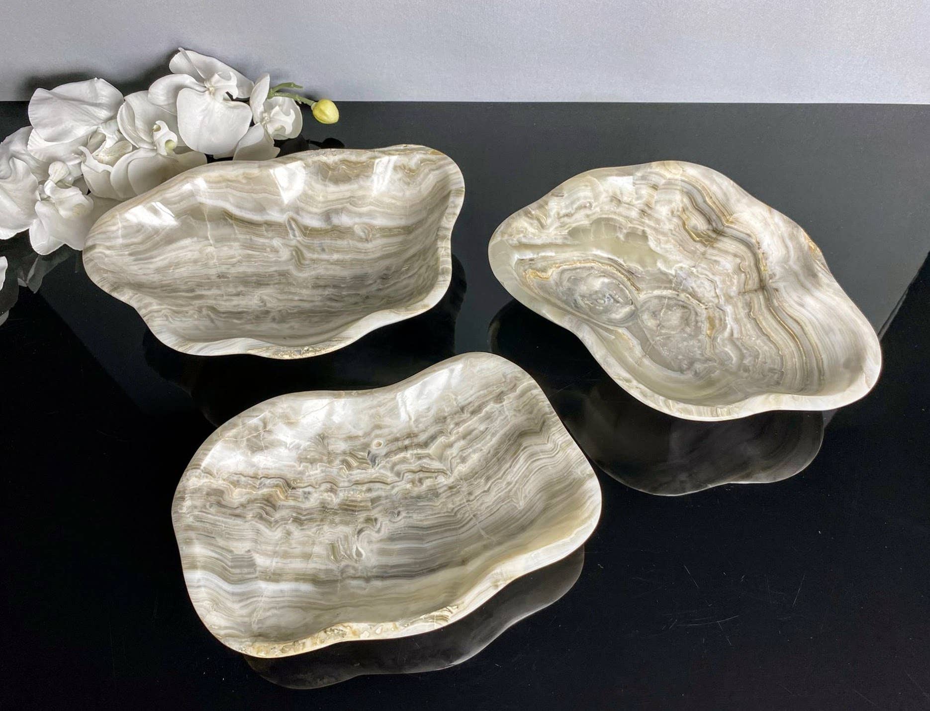 Grey Onyx Bowls (single)