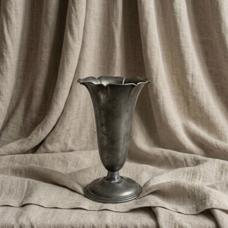 Antique Pewter Vase no.I