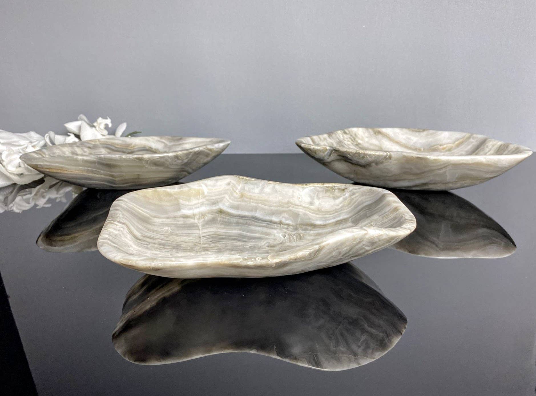 Grey Onyx Bowls (single)