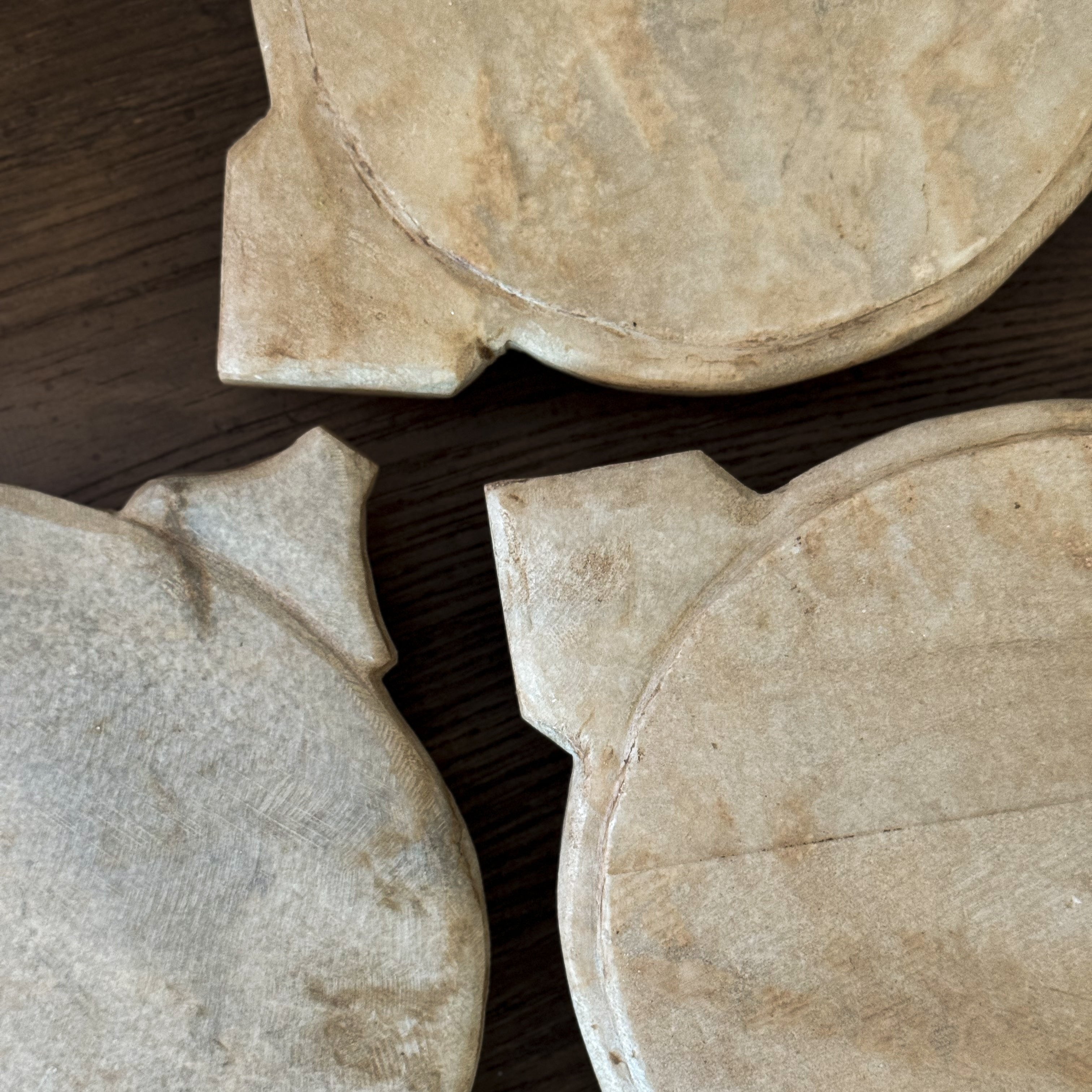 Vintage Marble Chapati Boards