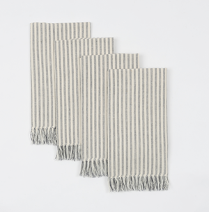 Manor Stripe Napkins Set/4