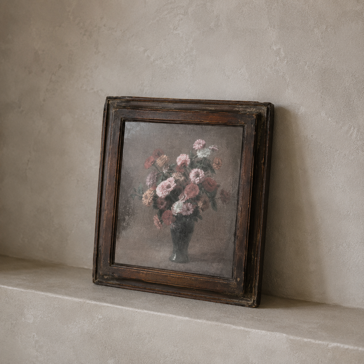 Vintage Floral Painting Print