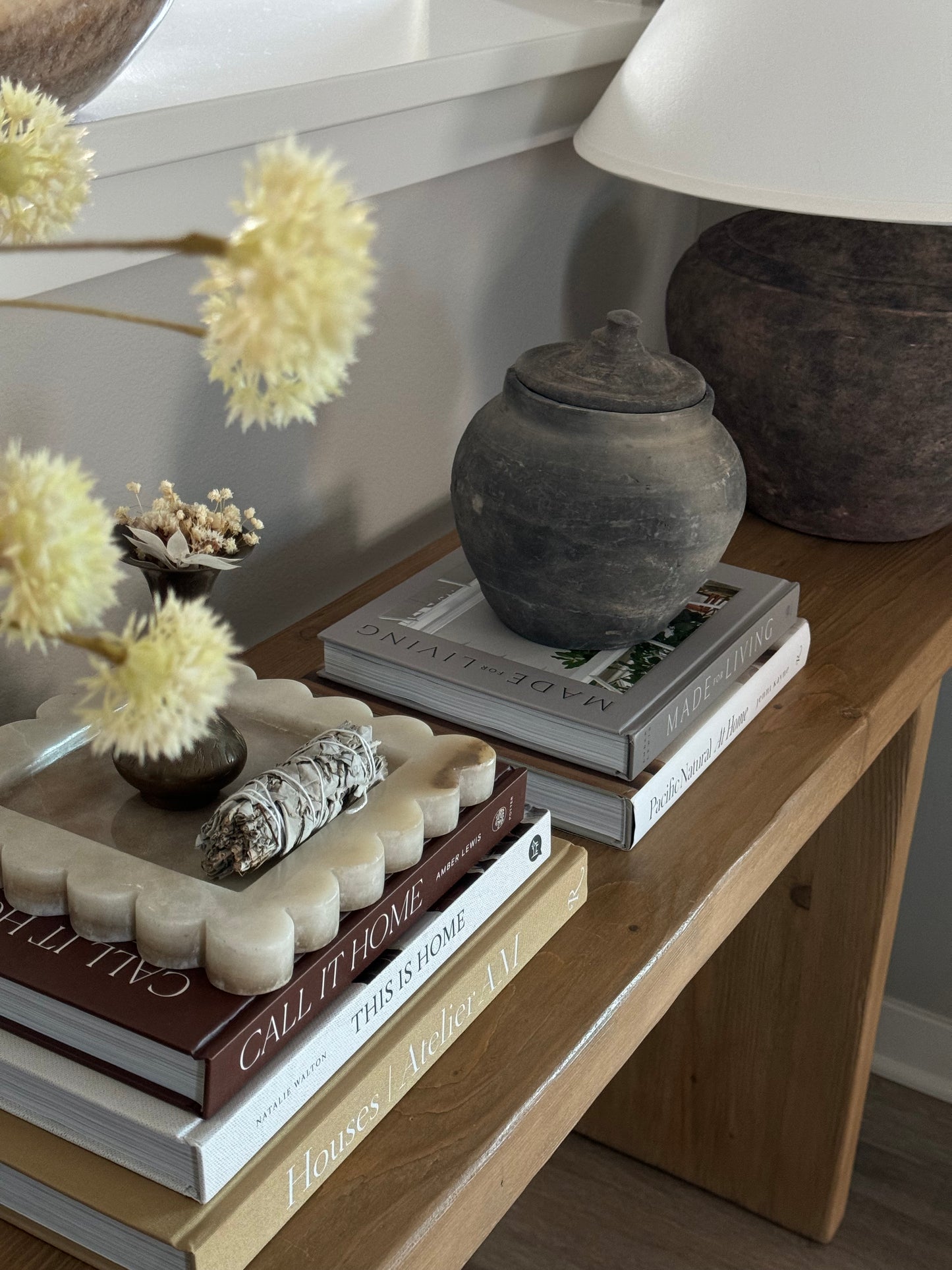 Lidded Village Jars