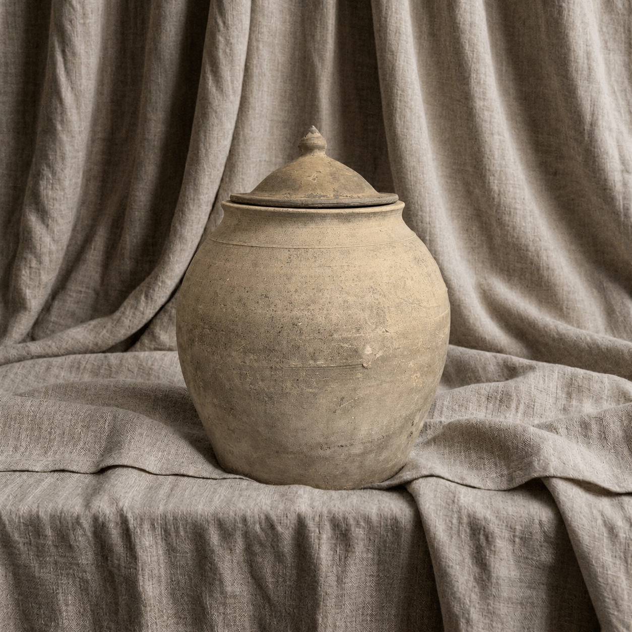 Lidded Village Jar | XL
