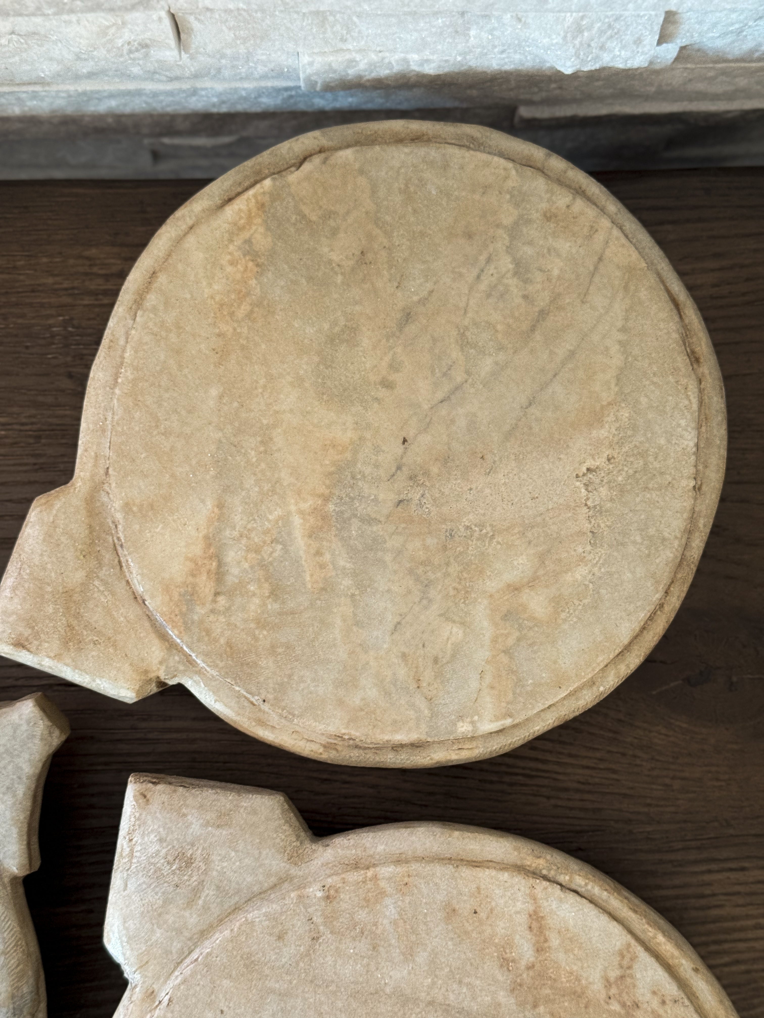 Vintage Marble Chapati Boards