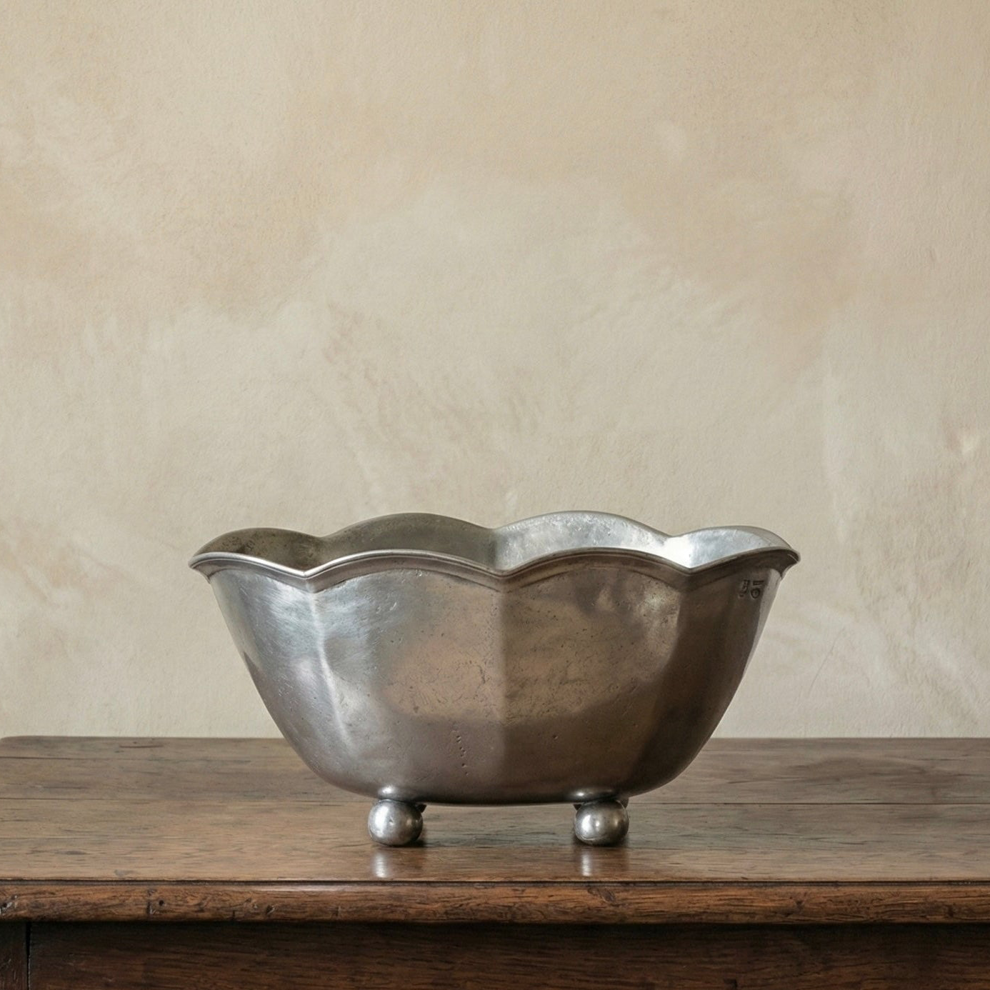 Vintage Scalloped Bowl