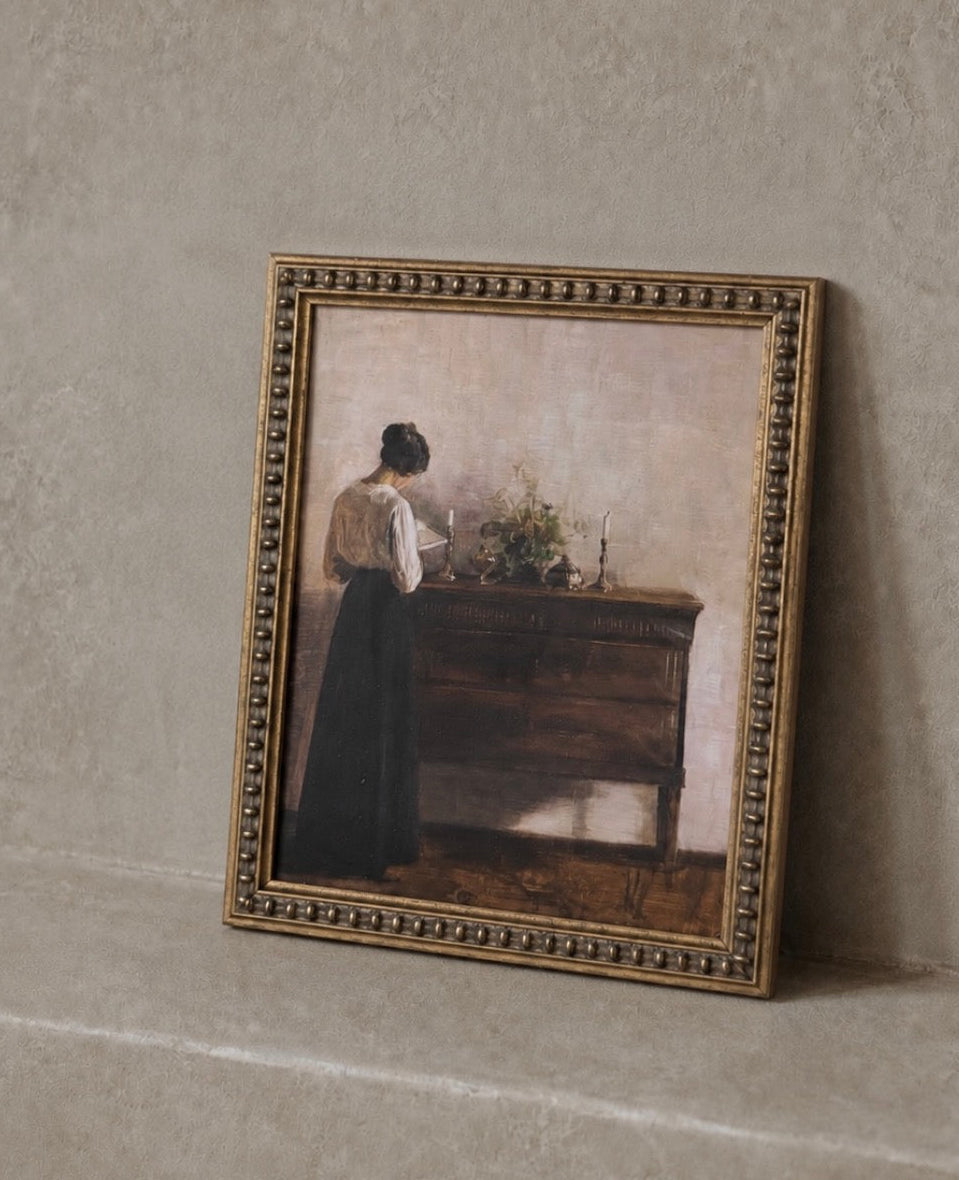 Vintage style house interior painting no.3