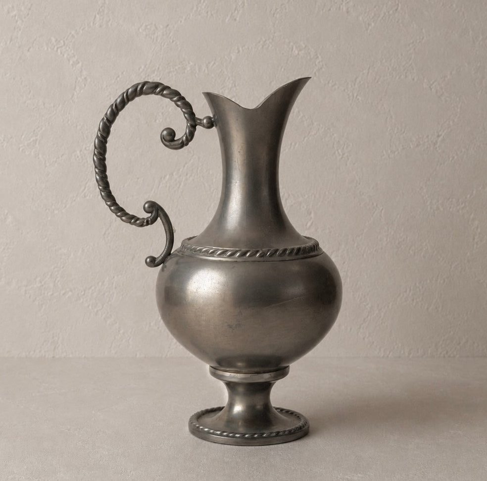 Vintage Pewter Ewer