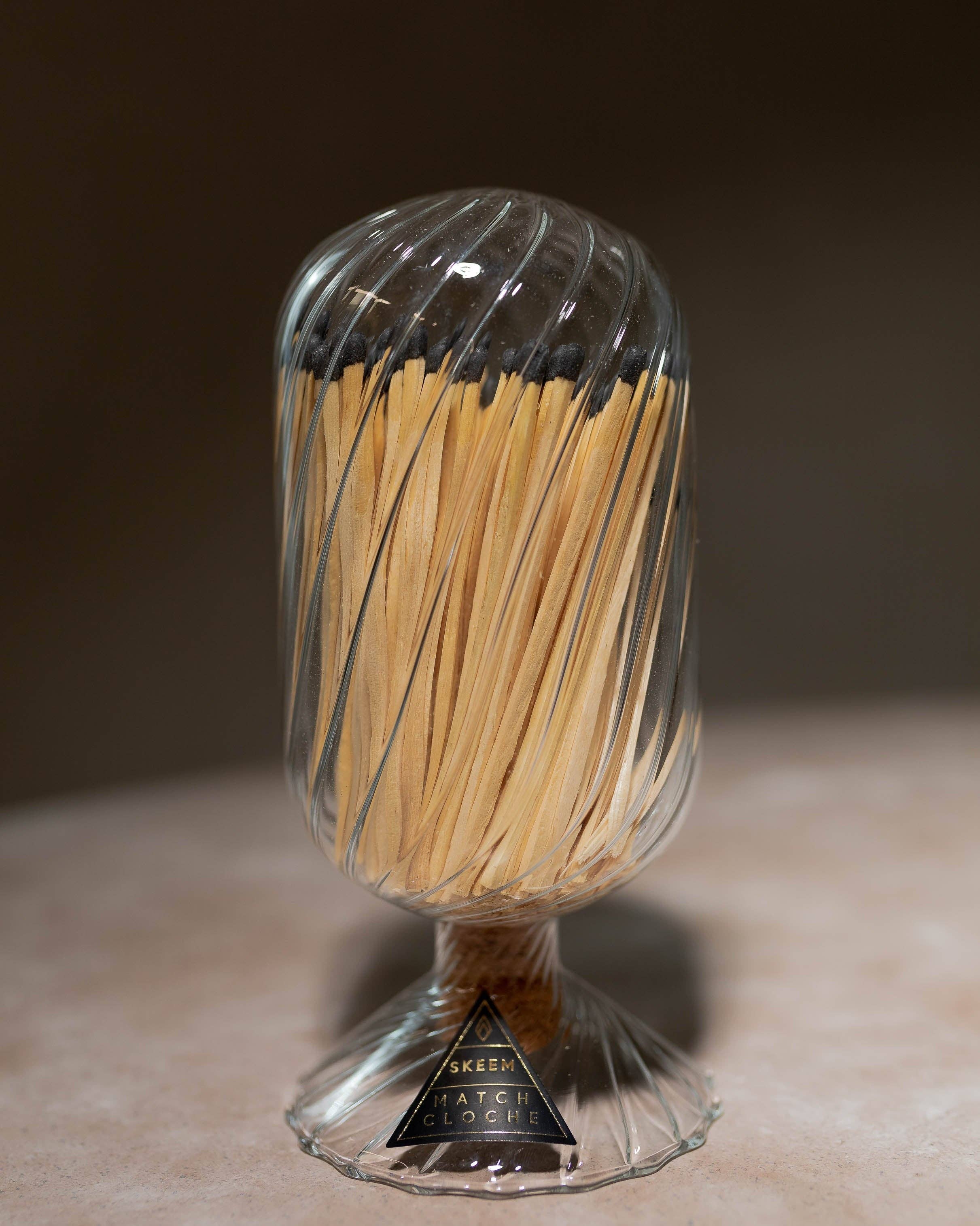 Voltaire Hand-Blown Glass Match Cloche