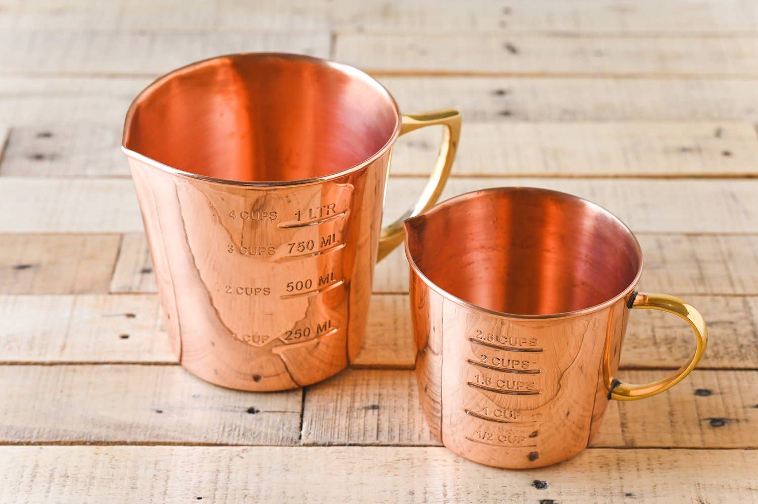 Copper Liquid Measuring Cup