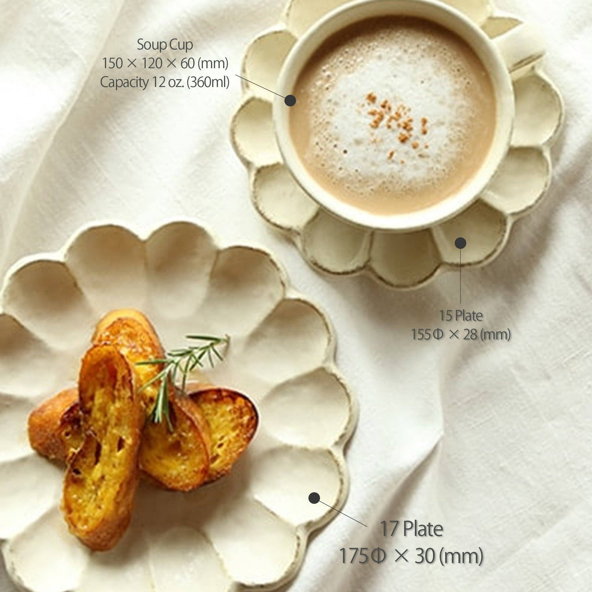 Fiore Petite Ceramic Plate