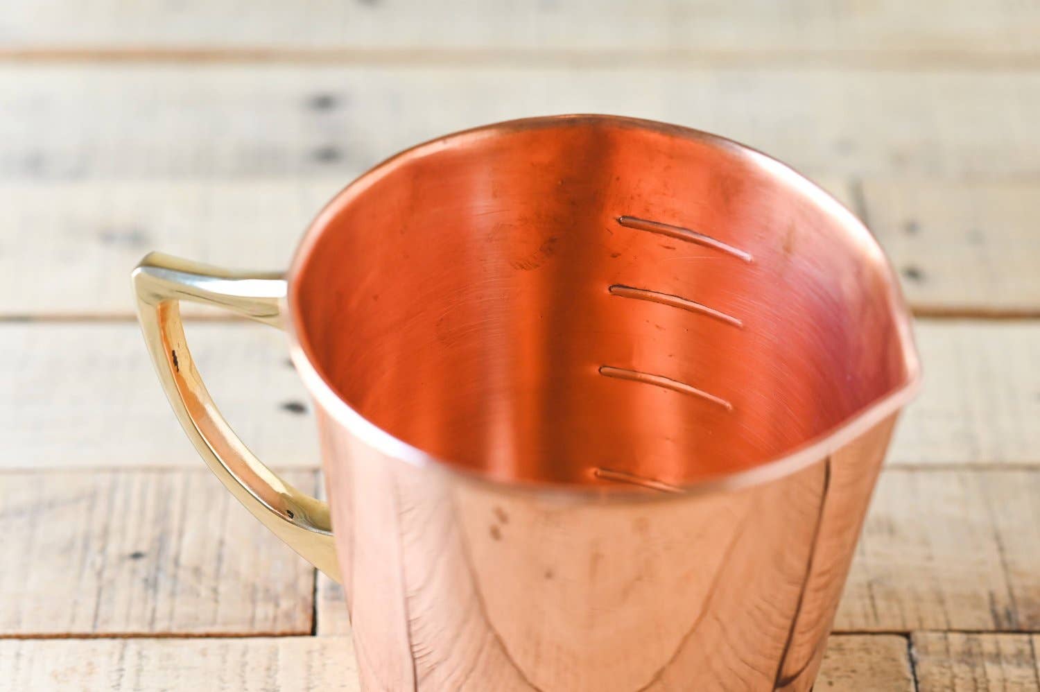 Copper Liquid Measuring Cup