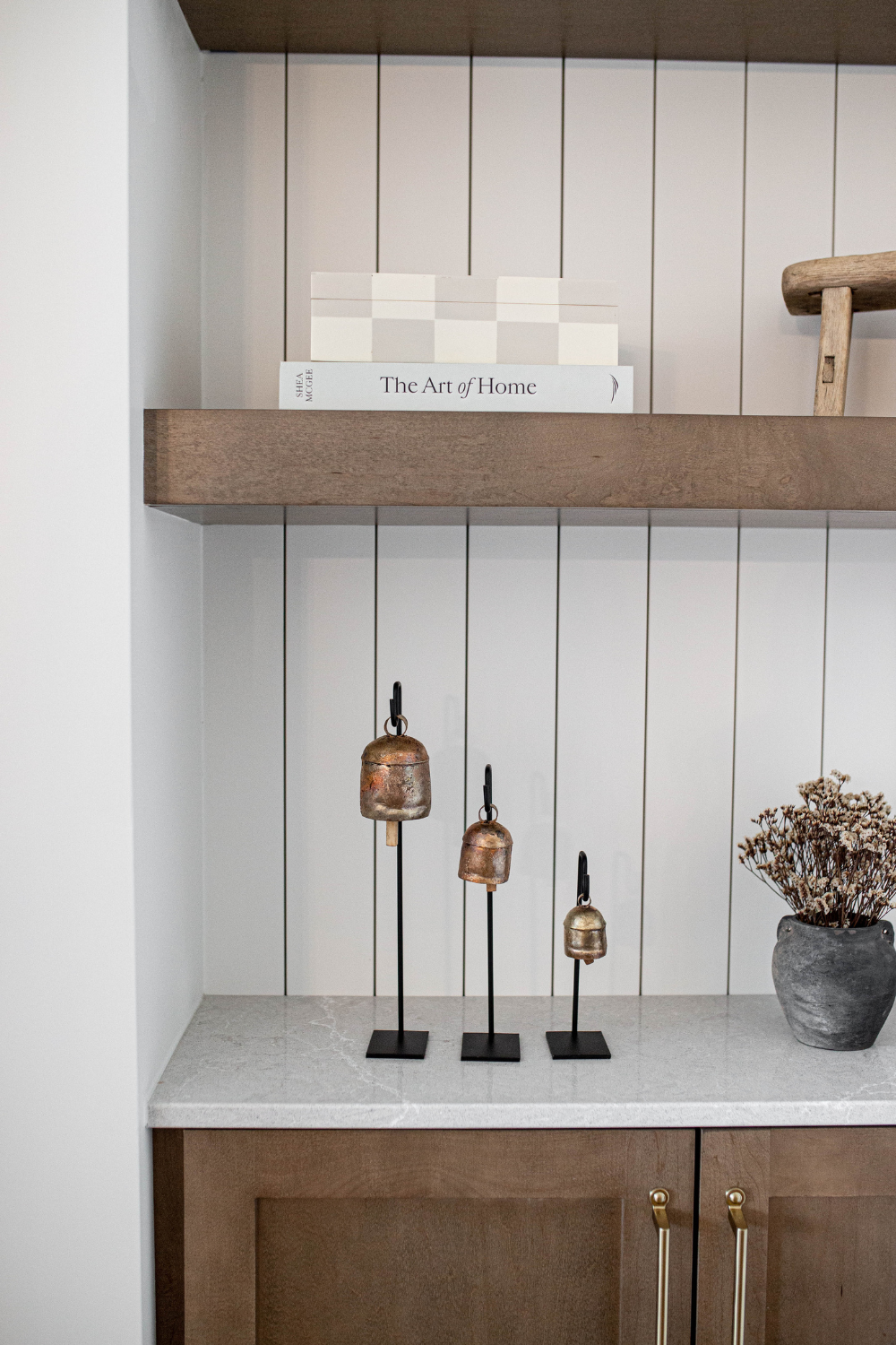 Vintage Inspired Iron Bell Stands