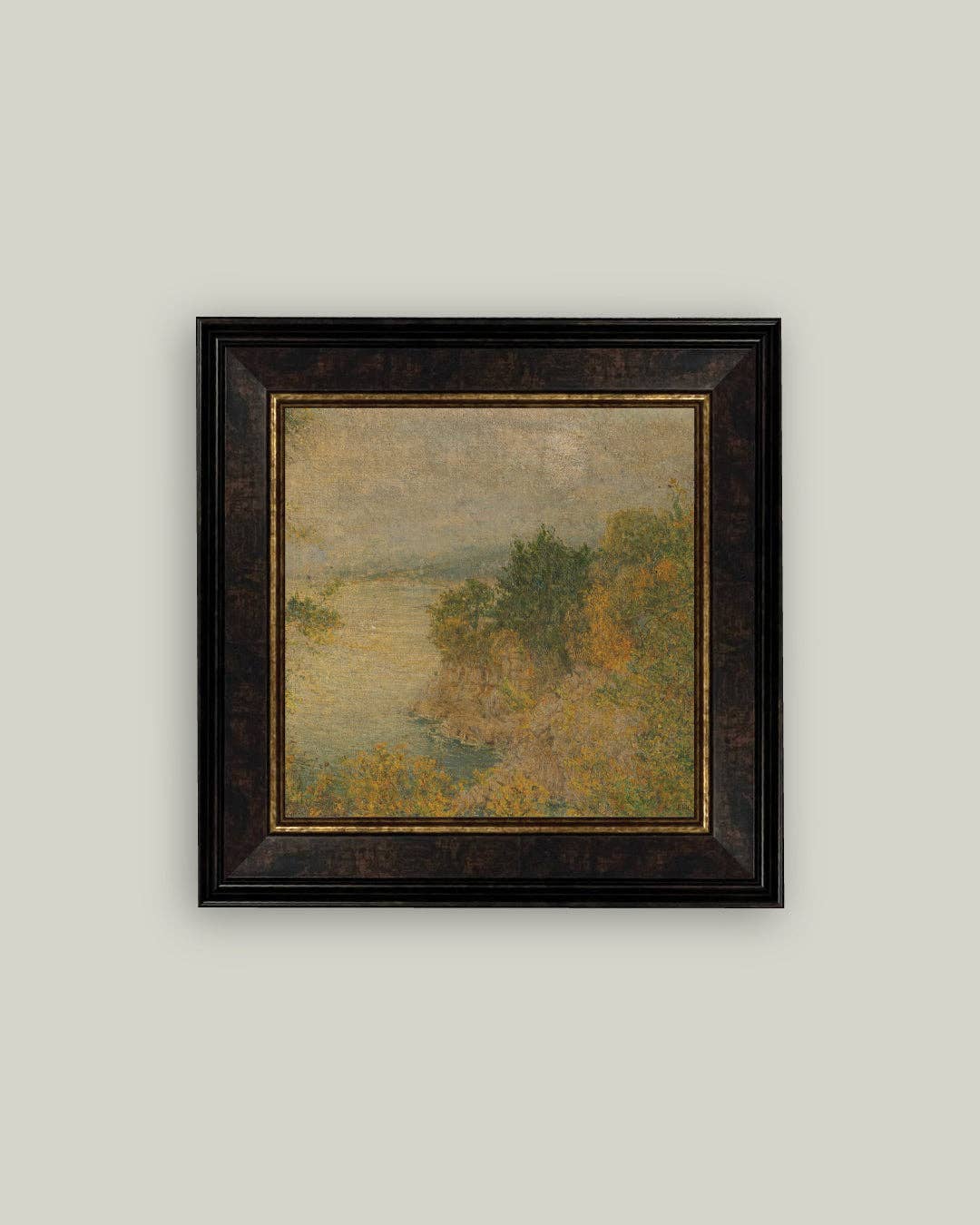Autumn Landscape Framed Antique style Art