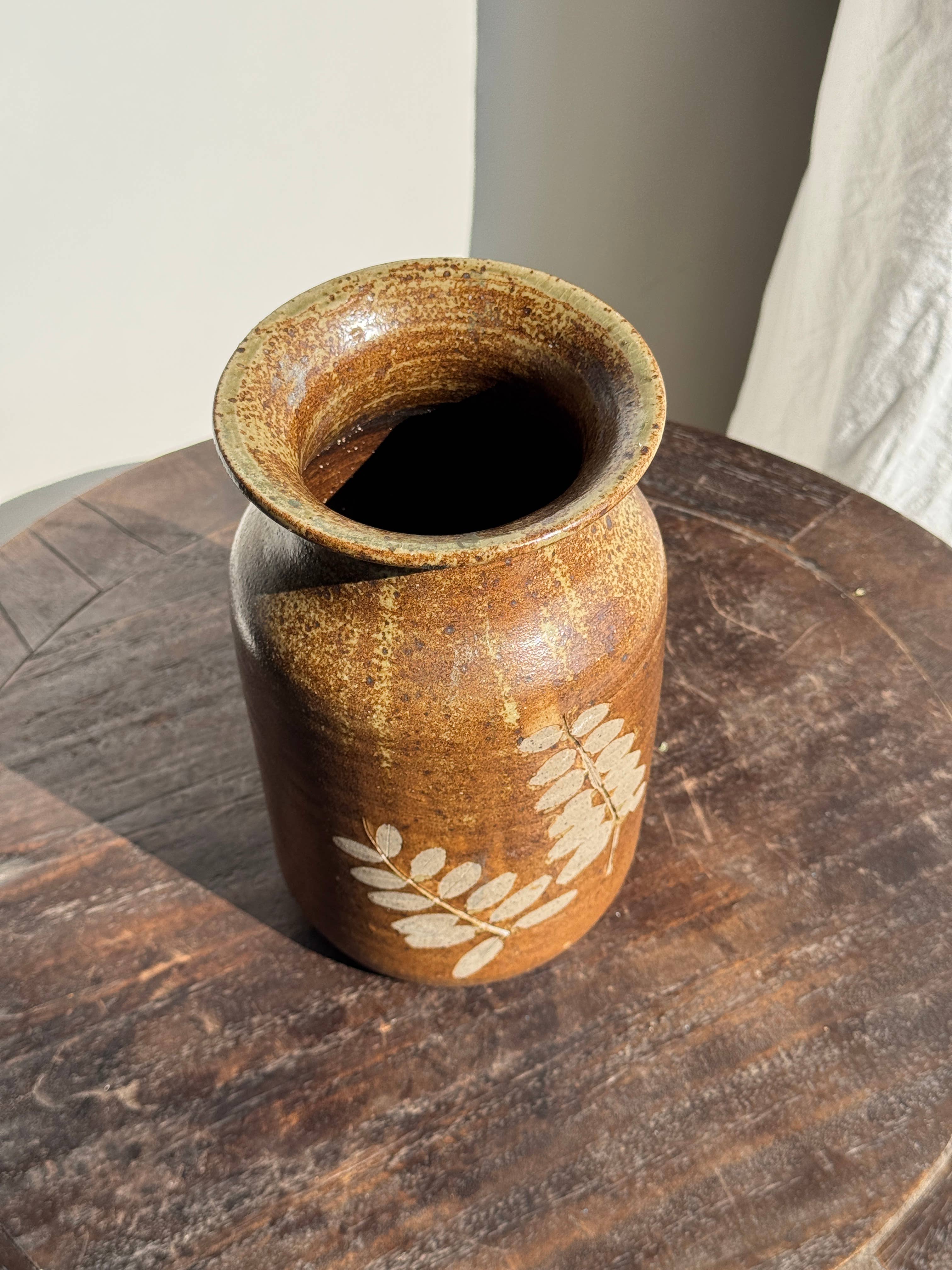 Found French Floral Vase