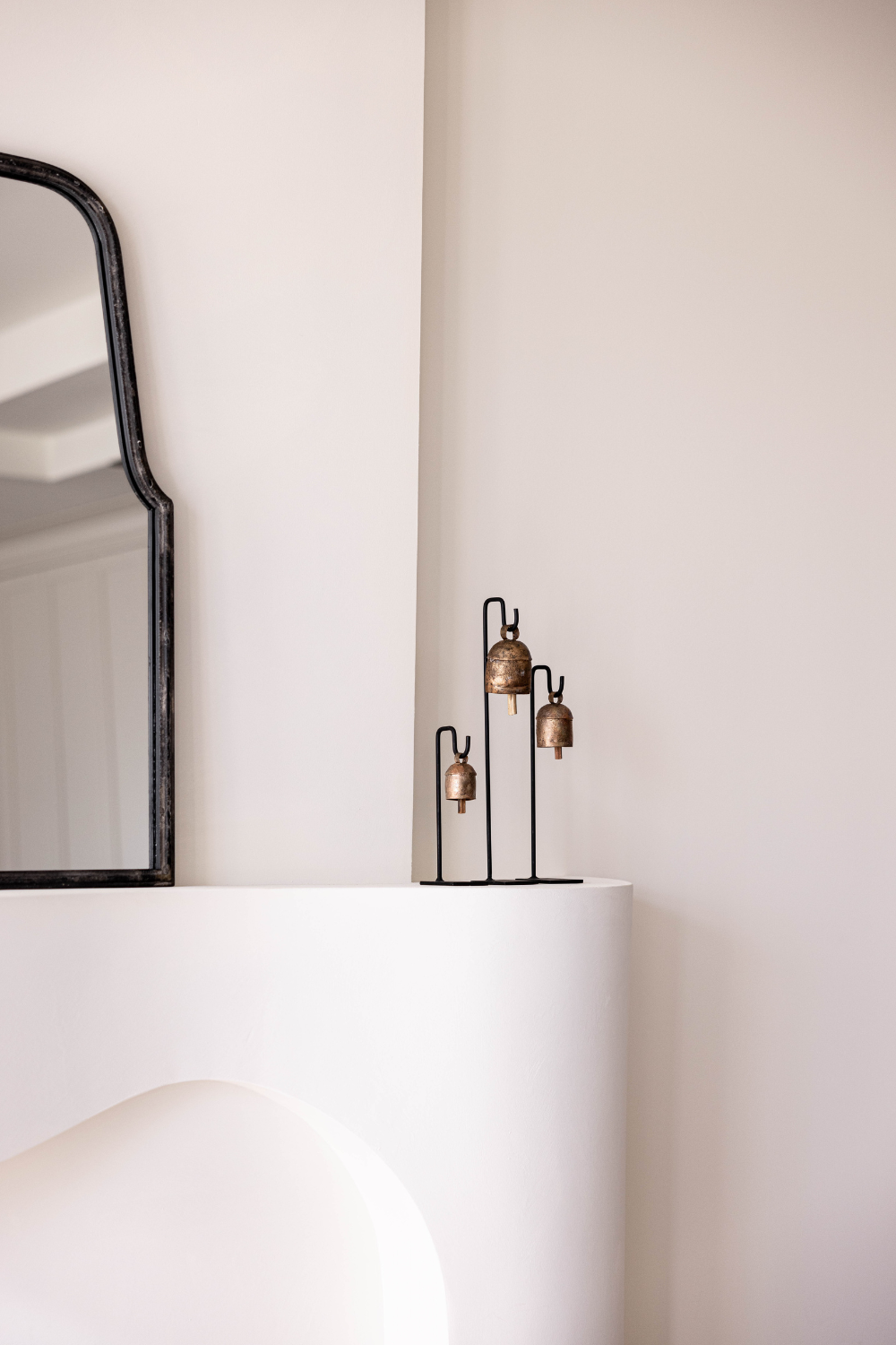 Vintage Inspired Iron Bell Stands