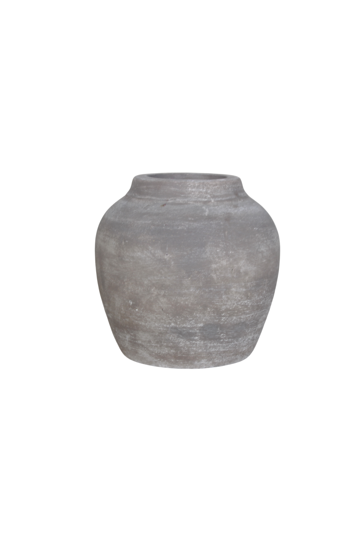 Hugo Grey Wash Round Vase