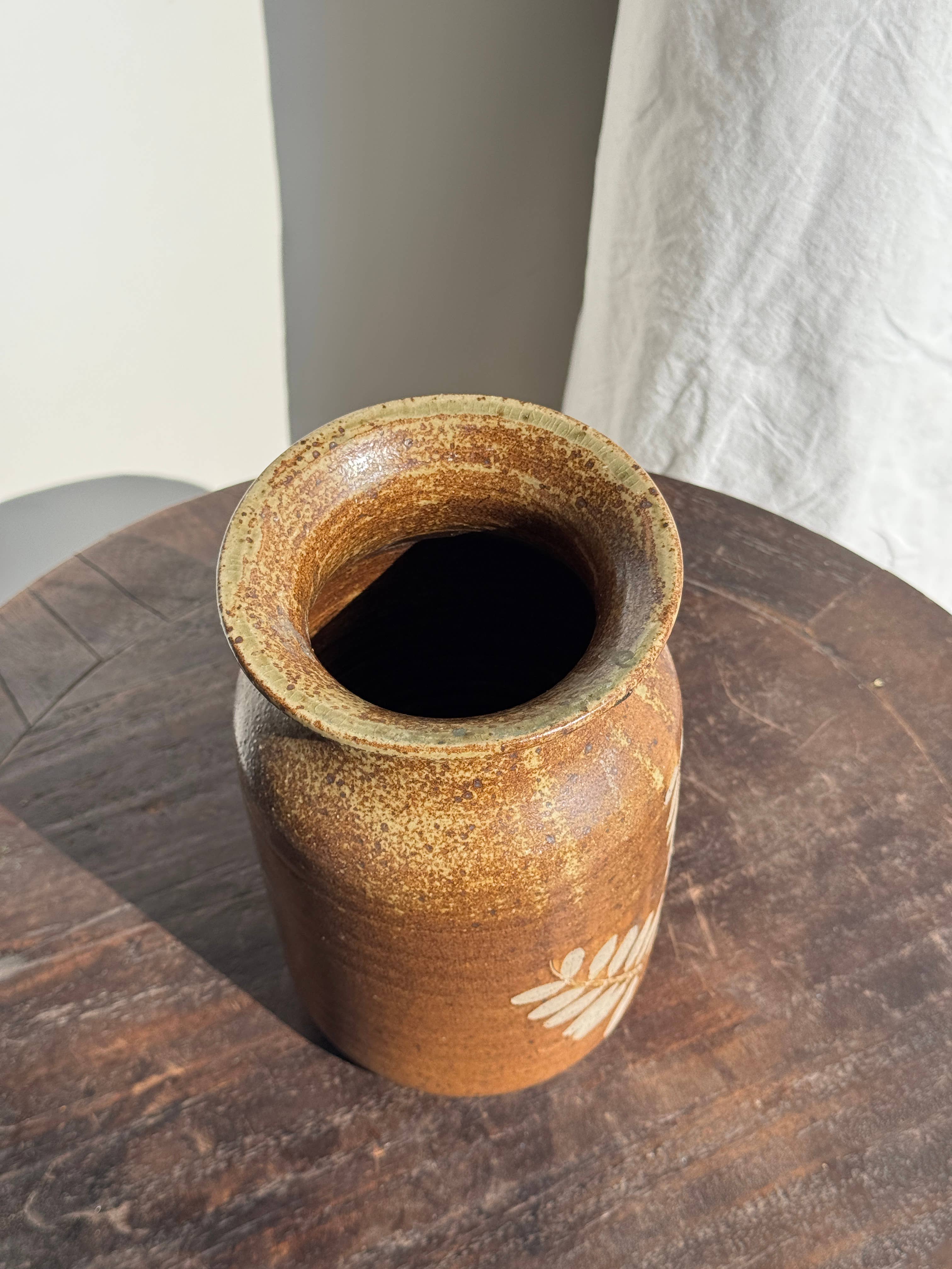 Found French Floral Vase