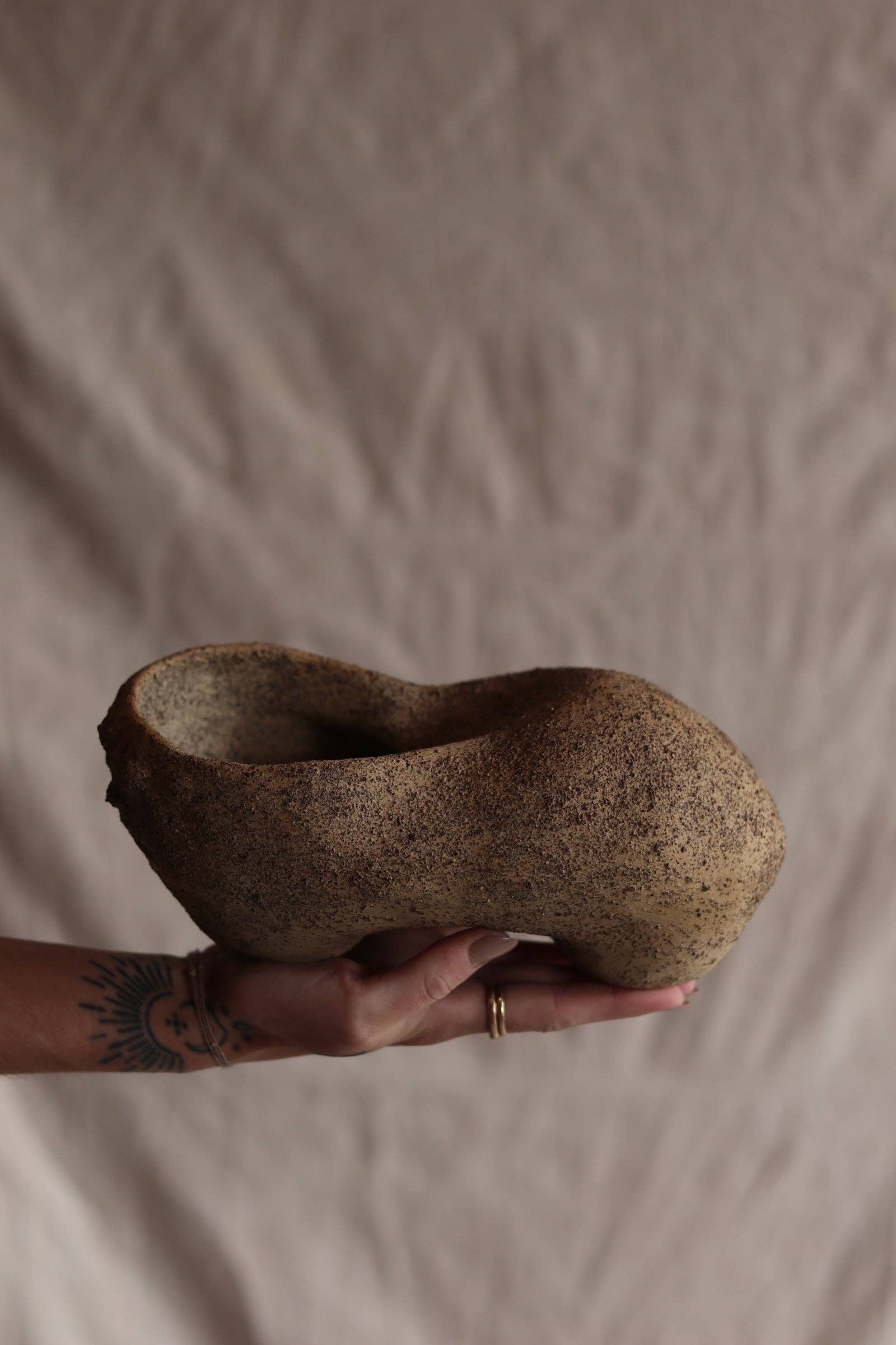 Gathered Earth Sculptural Vessel no.2