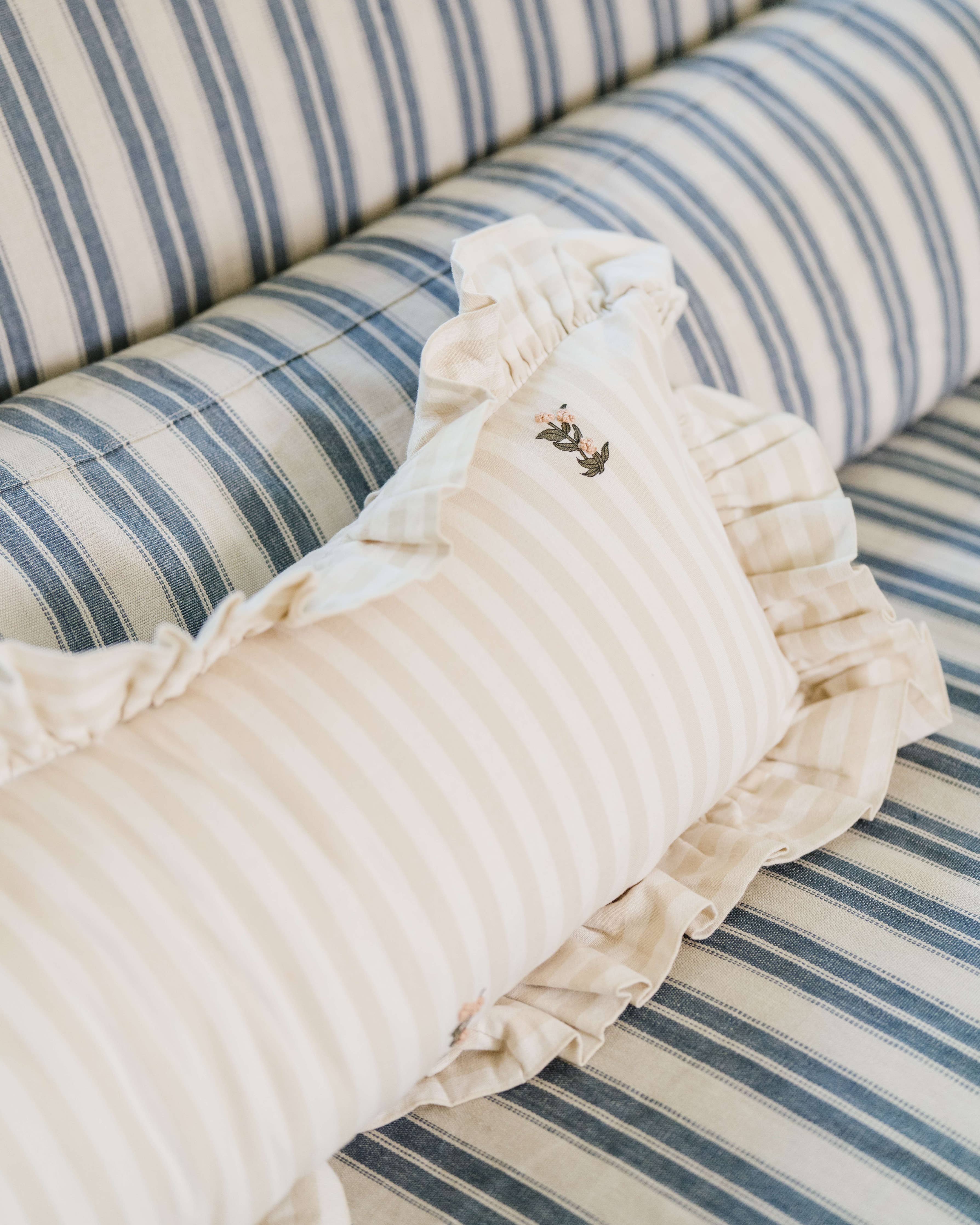 Frances Ruffled Lumbar Pillow