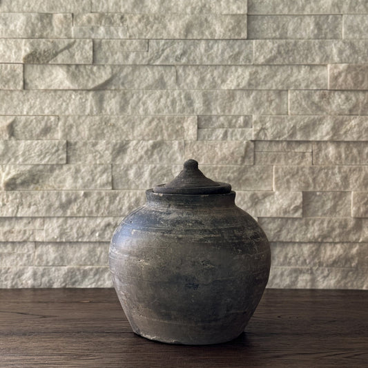 Lidded Village Jars