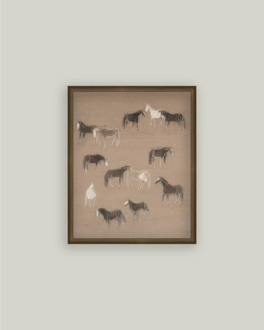 Horse Herd Sketch