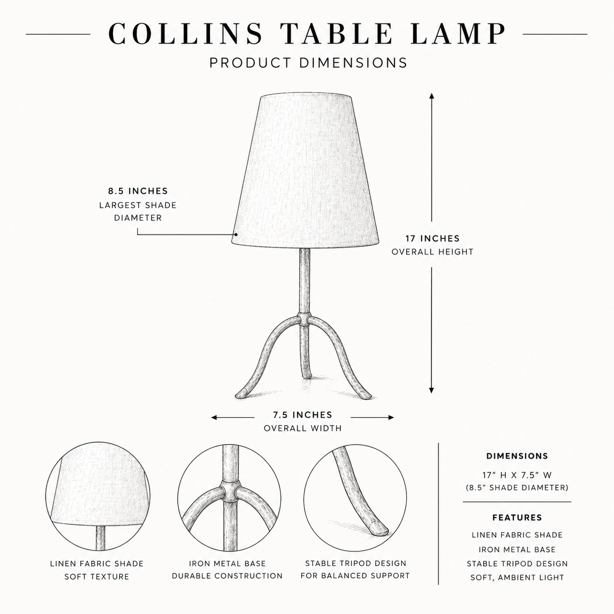 Collins Table Lamp