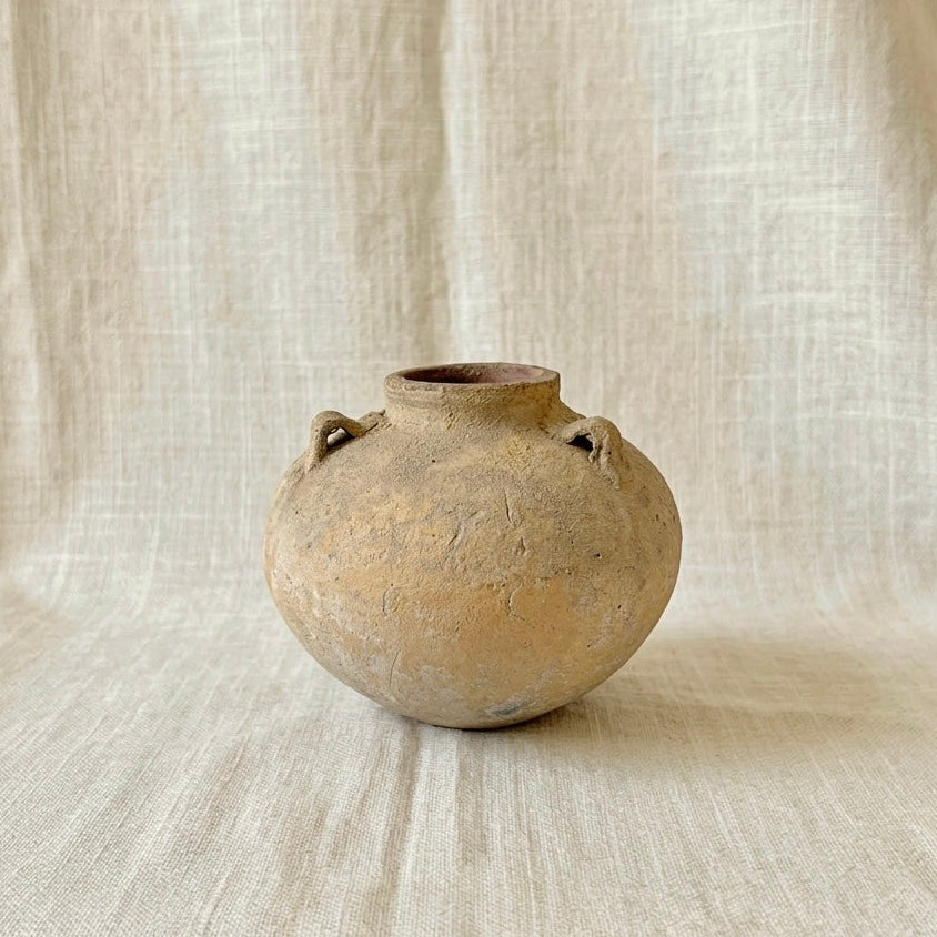 Vintage Vietnamese 3-Handle Vessel no.2