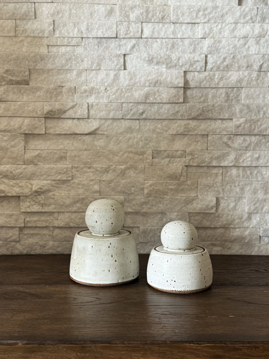Stash Jars in Alabaster
