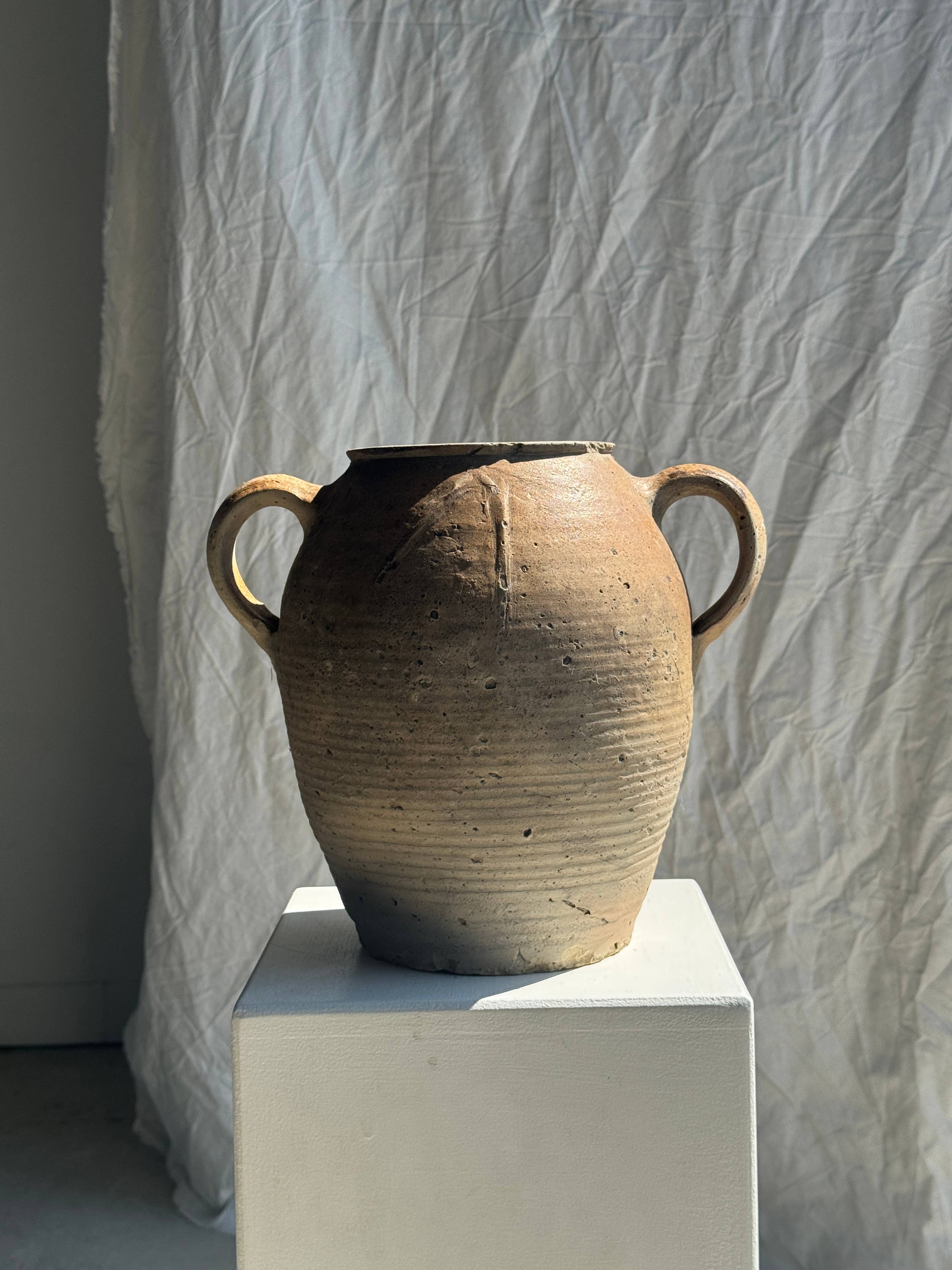 Found Large French Jar