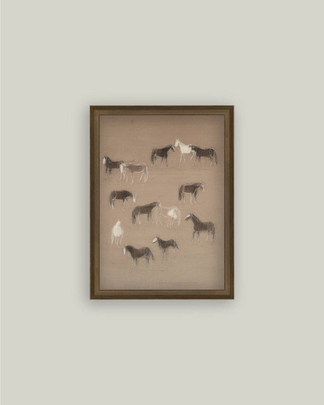 Horse Herd Sketch