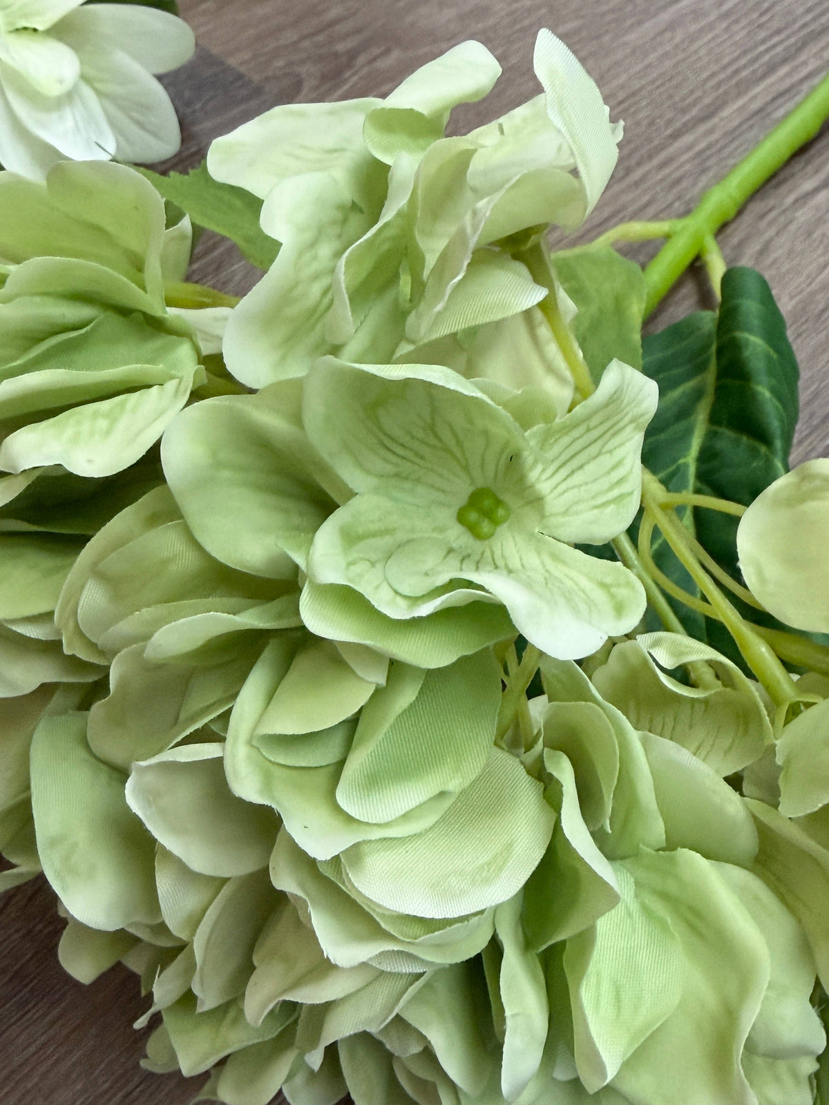 Faux Hydrangea Single Stem