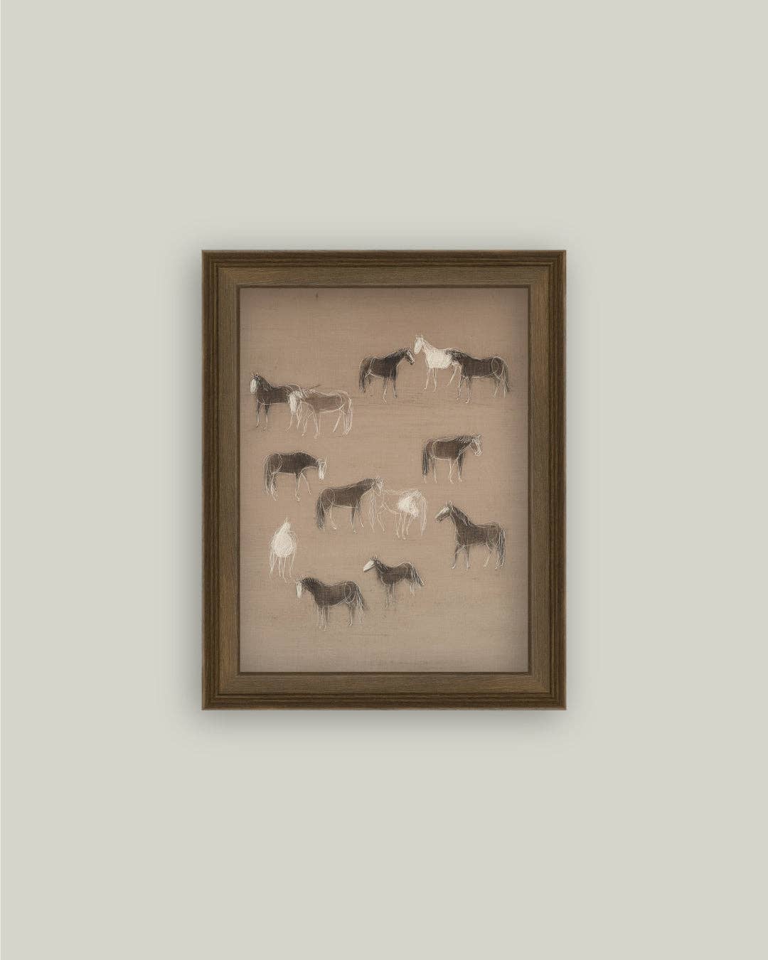 Horse Herd Sketch