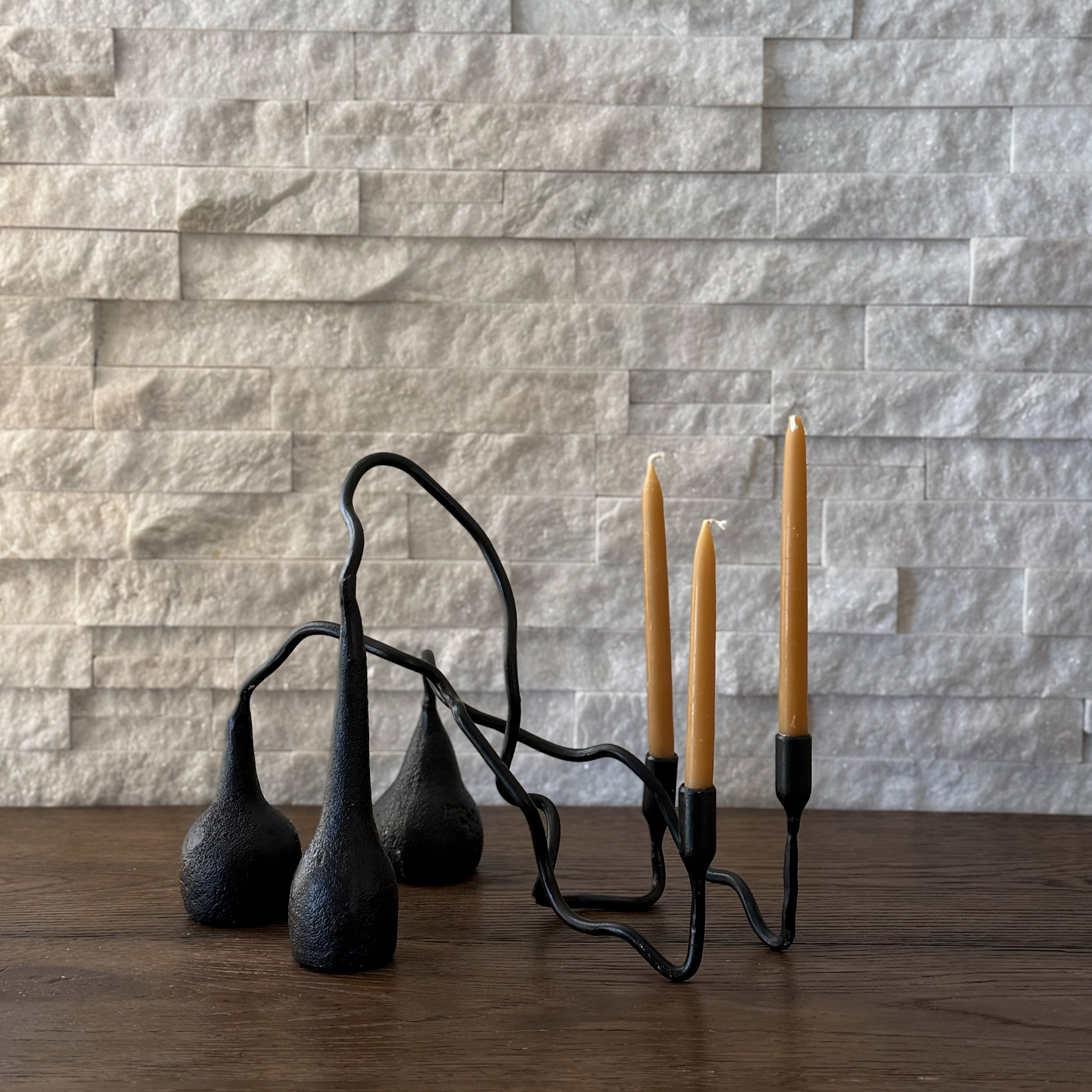 Cats in Wind Candle Holders|Set of 3