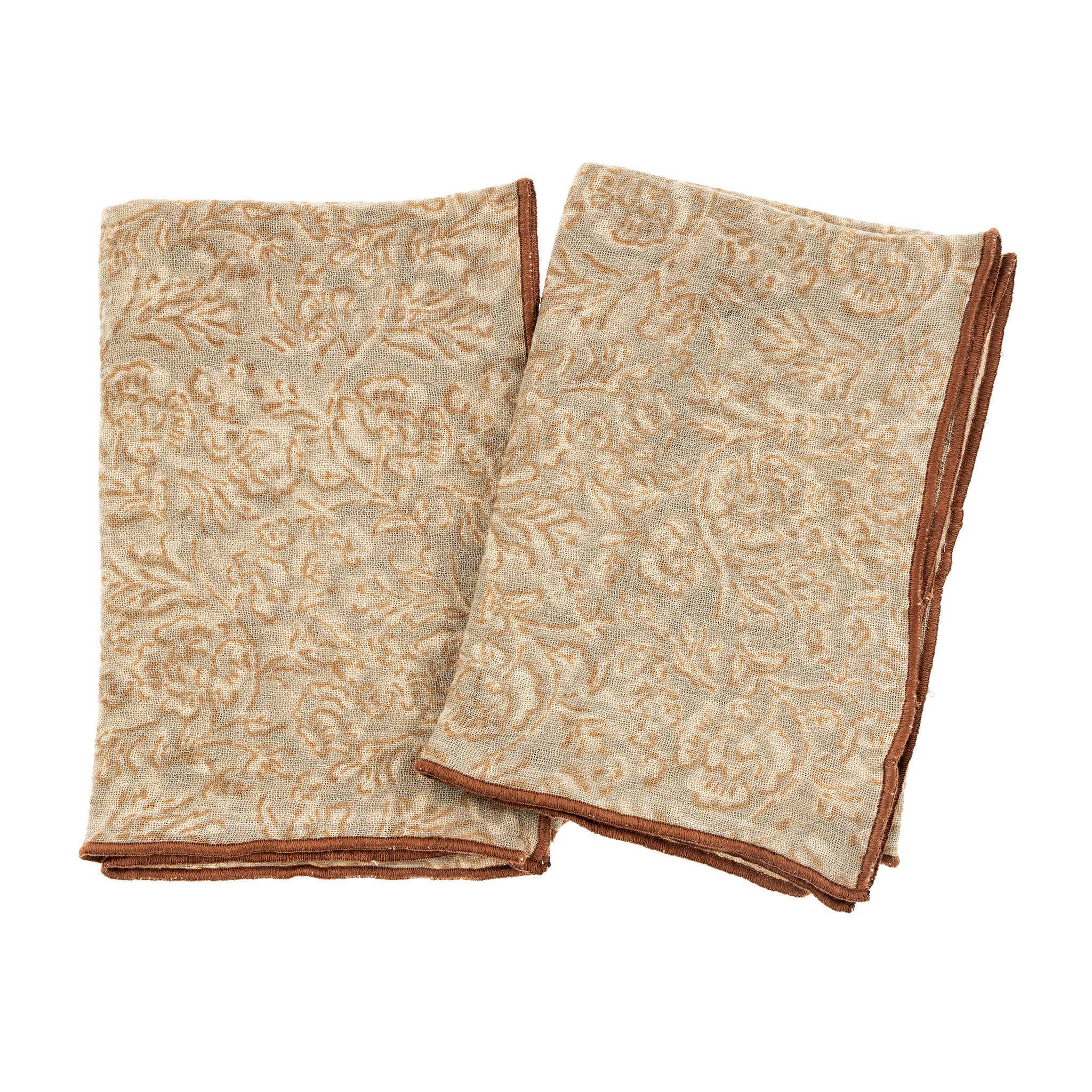 Block Print Tea Towels S/2