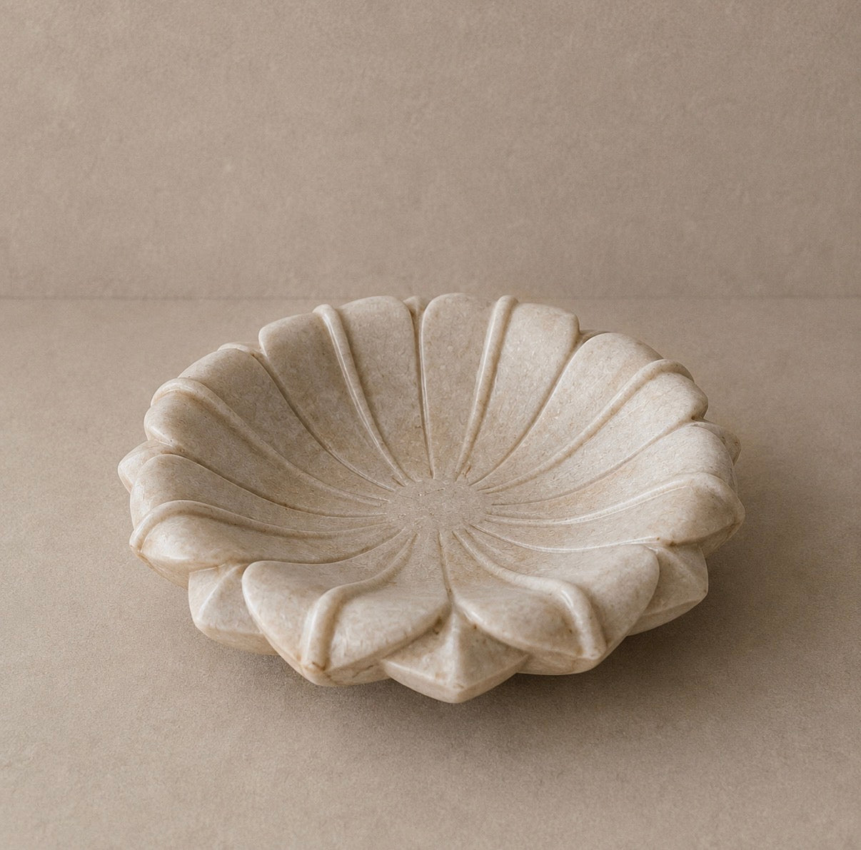 Marble Flower Bowl