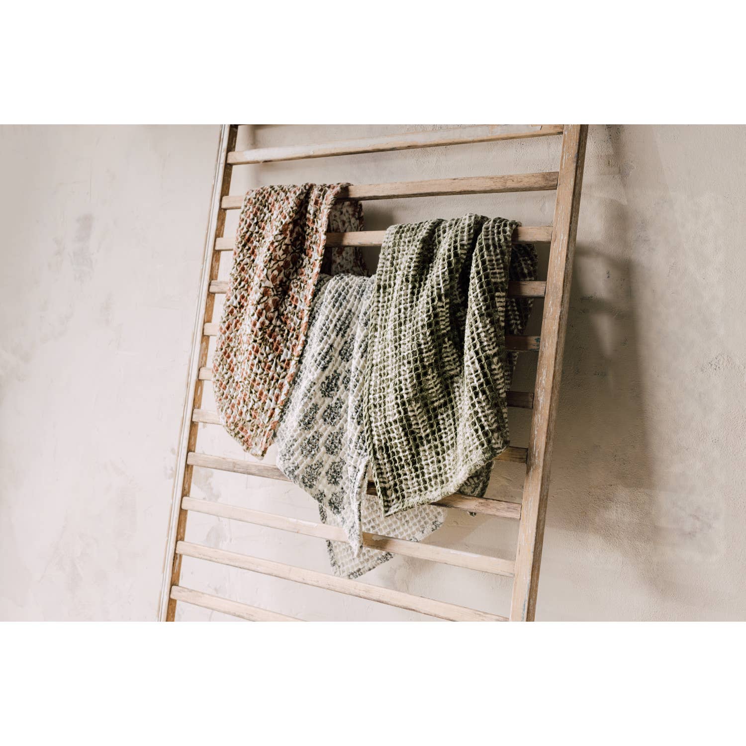 Capri Block Print Dishtowel