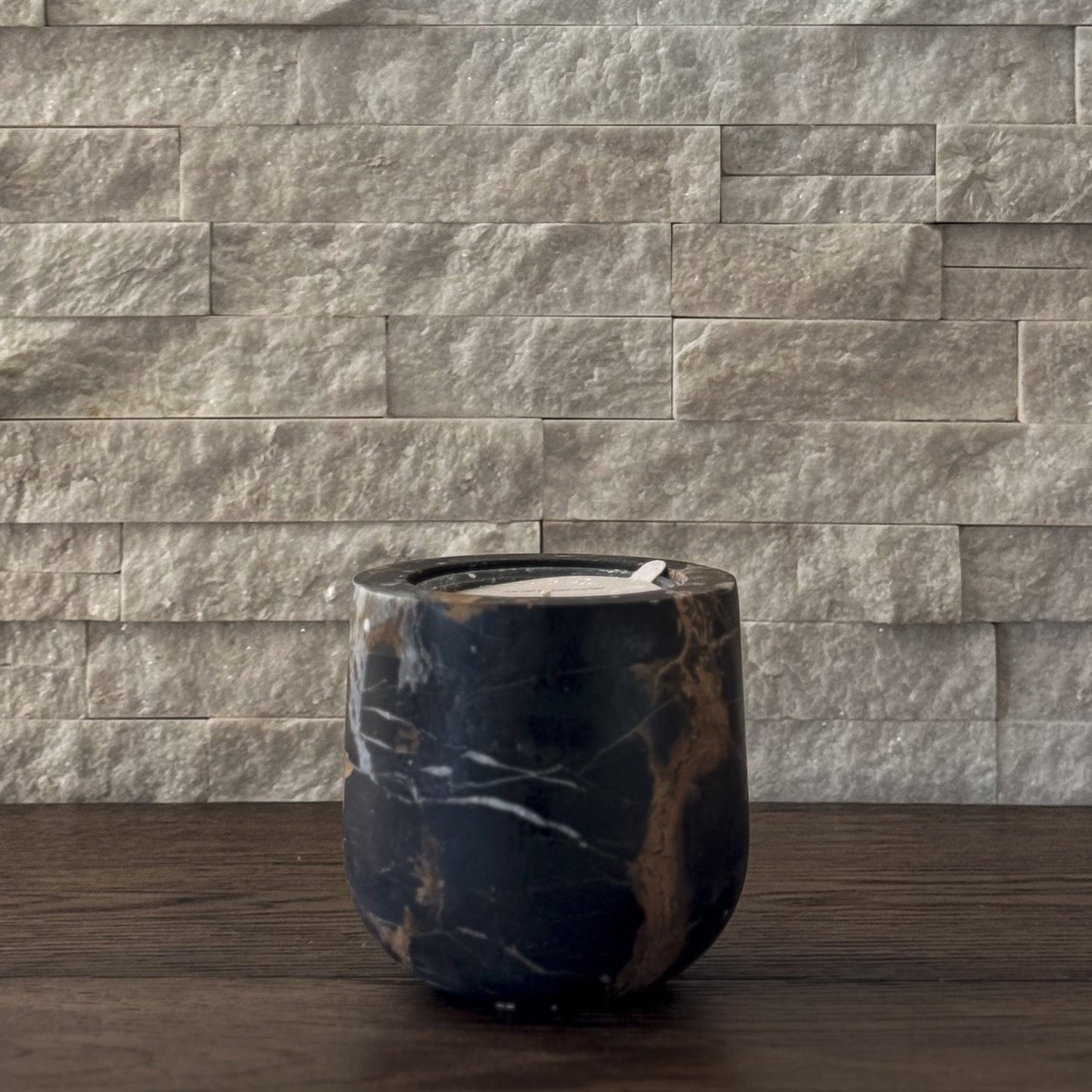 Stone candle vessels