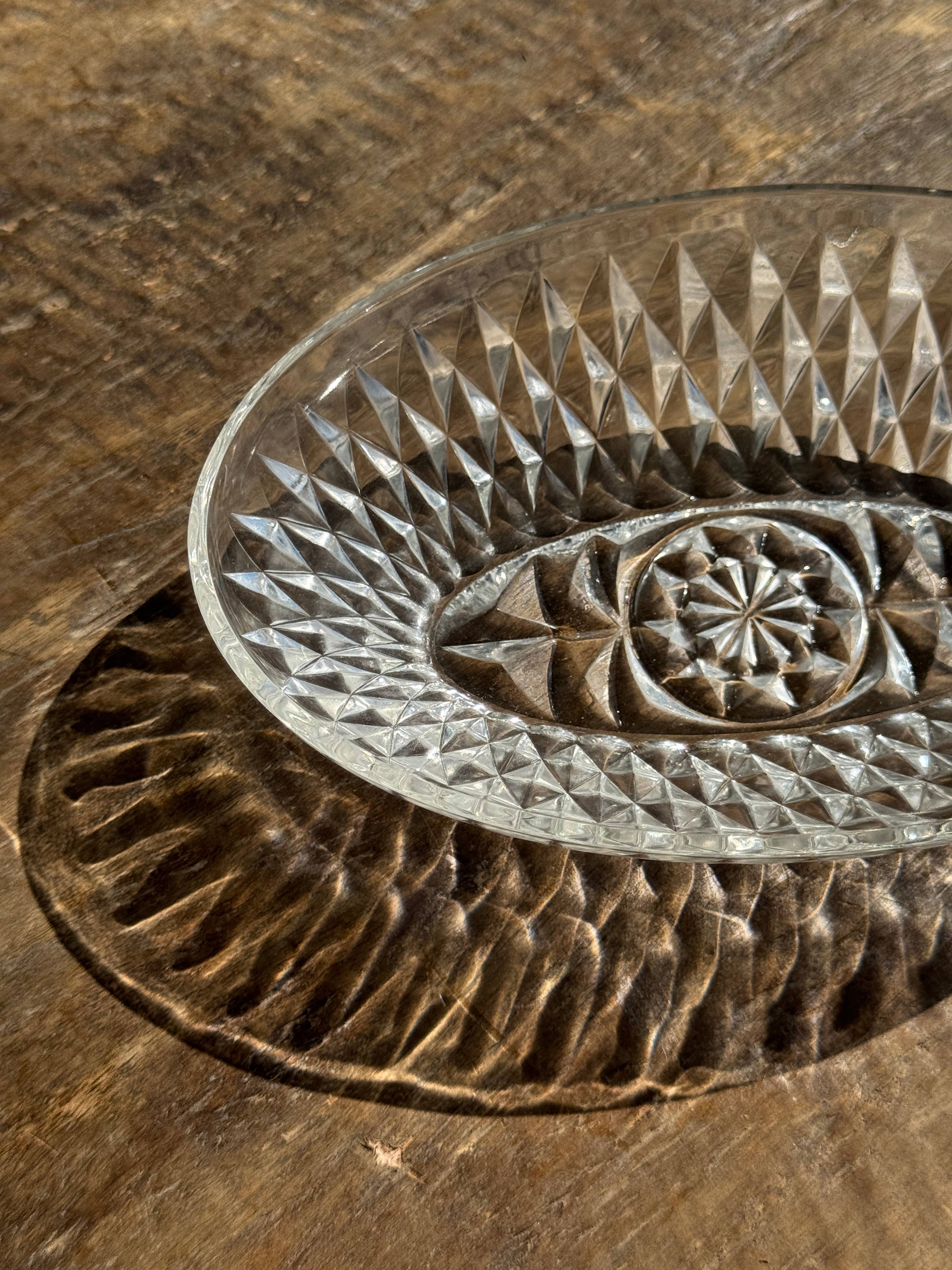 Vintage French Glass Dish no.1
