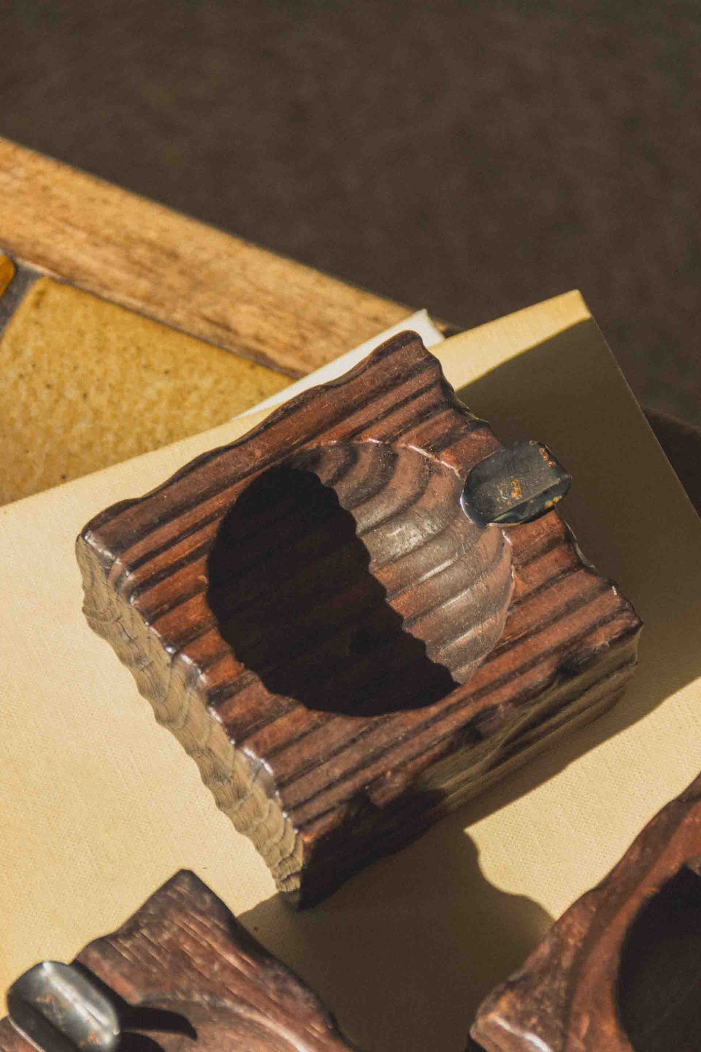 French Brutalist Ashtray